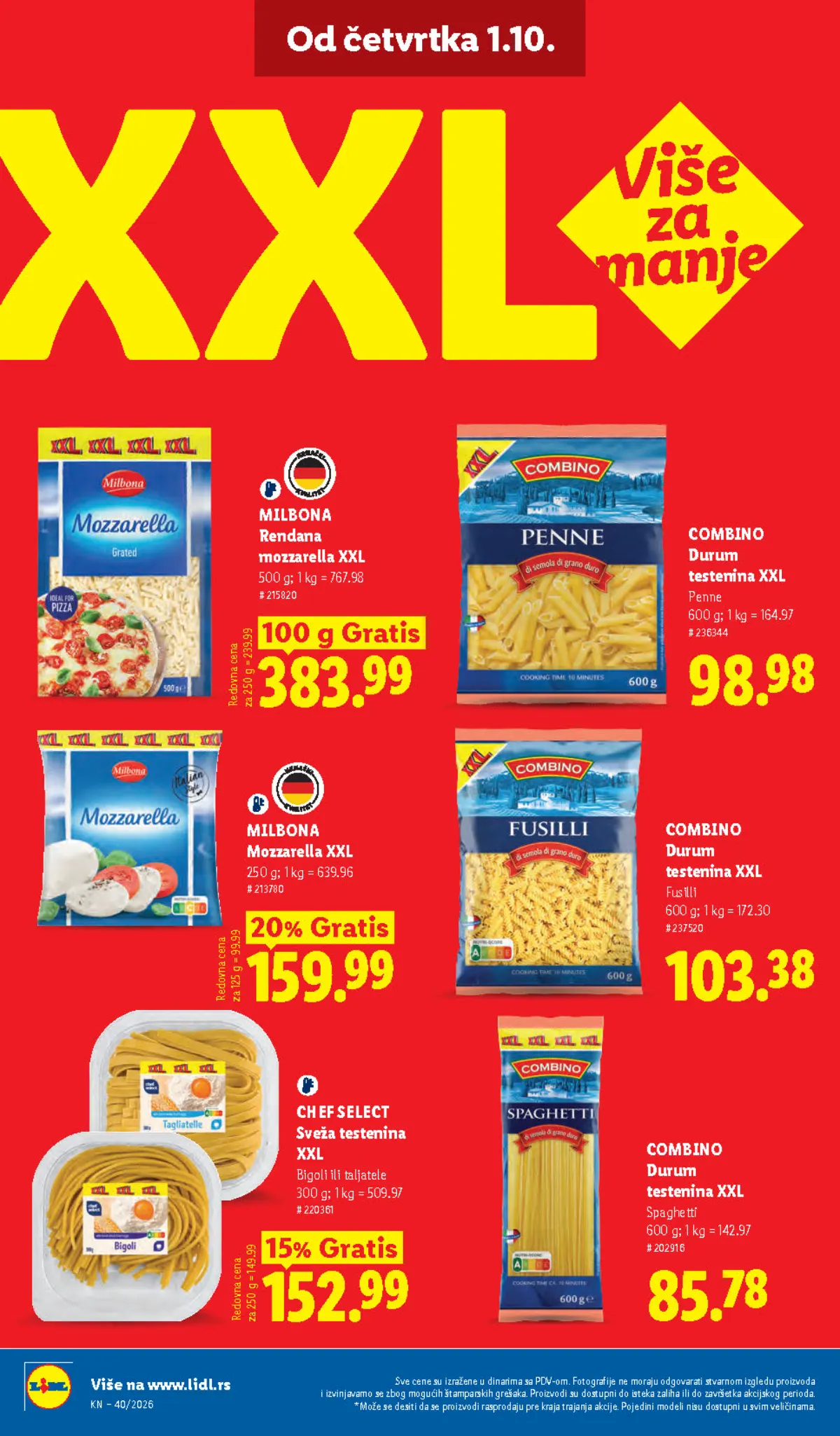 Lidl katalog akcija strana 62 – važi od 1.10. do 7.10.2026.
