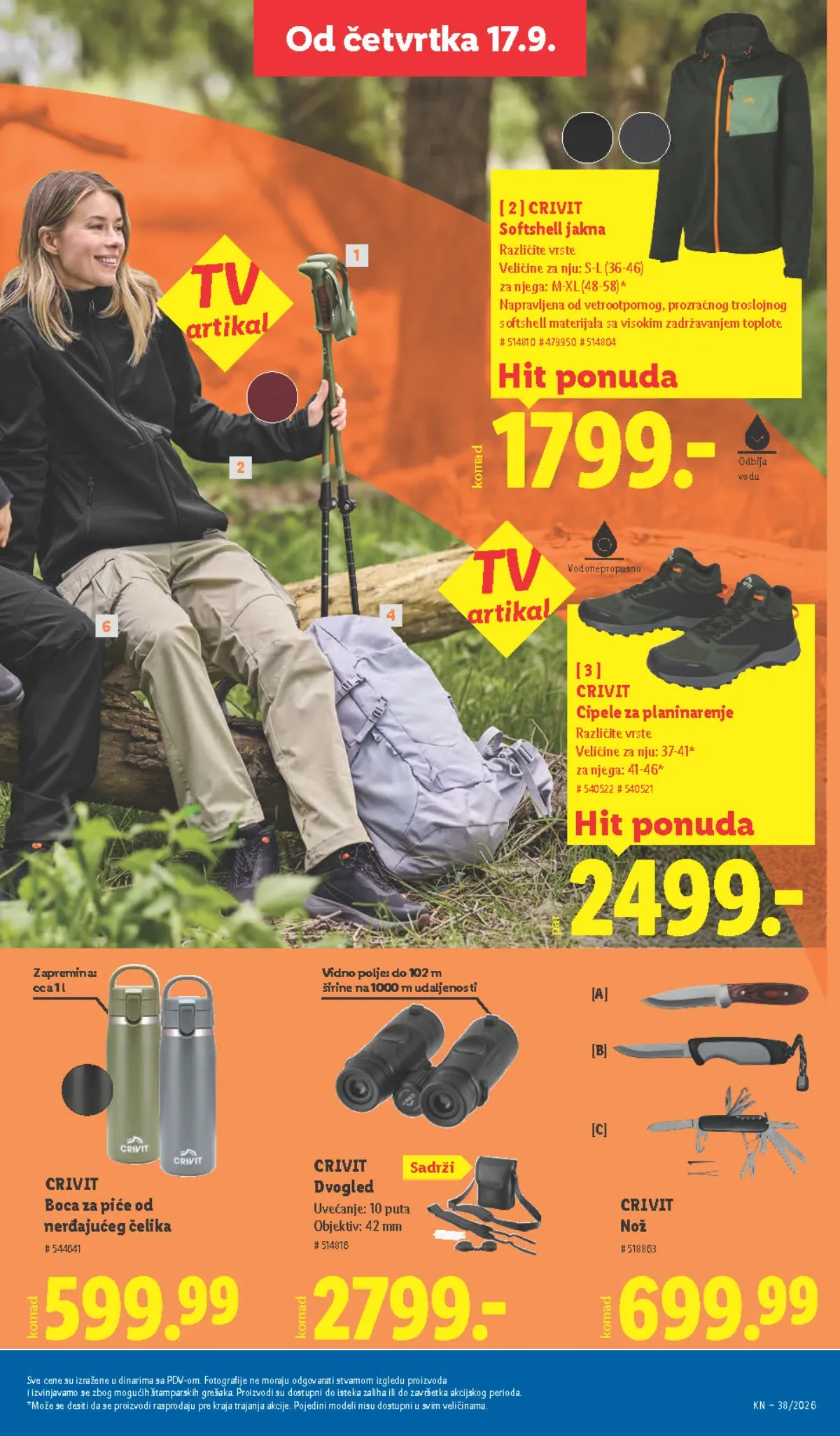 Lidl katalog akcija strana 63 – važi od 17.9. do 23.9.2026.