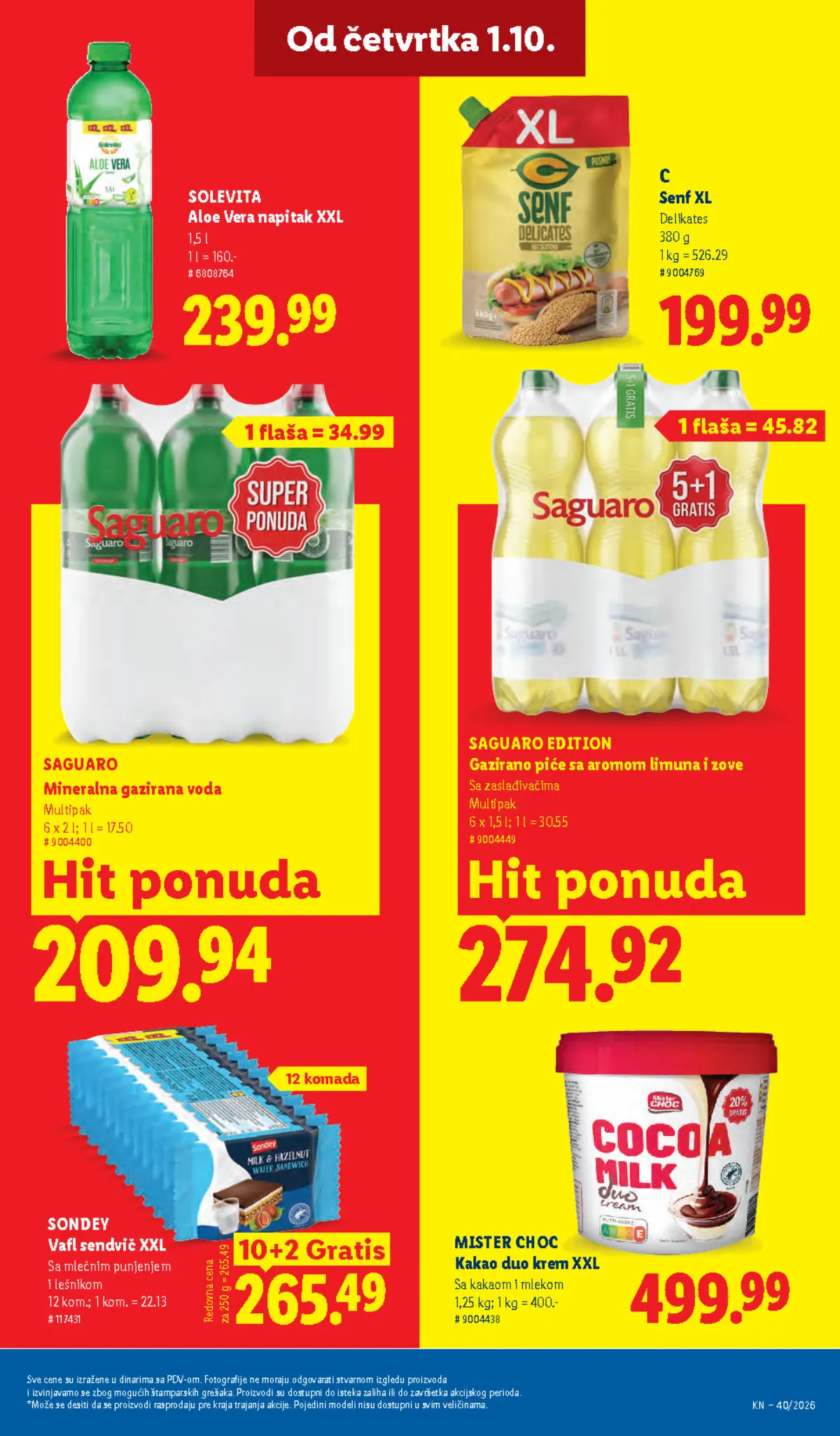 Lidl katalog akcija strana 63 – važi od 1.10. do 7.10.2026.