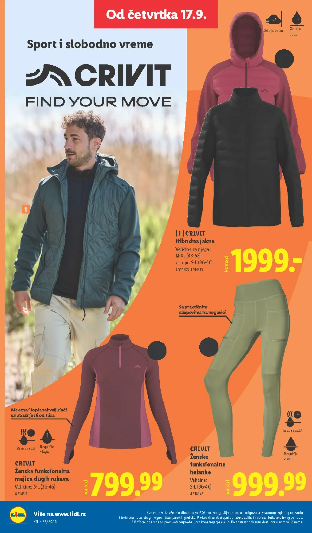 Lidl katalog akcija strana 64 – važi od 17.9. do 23.9.2026.