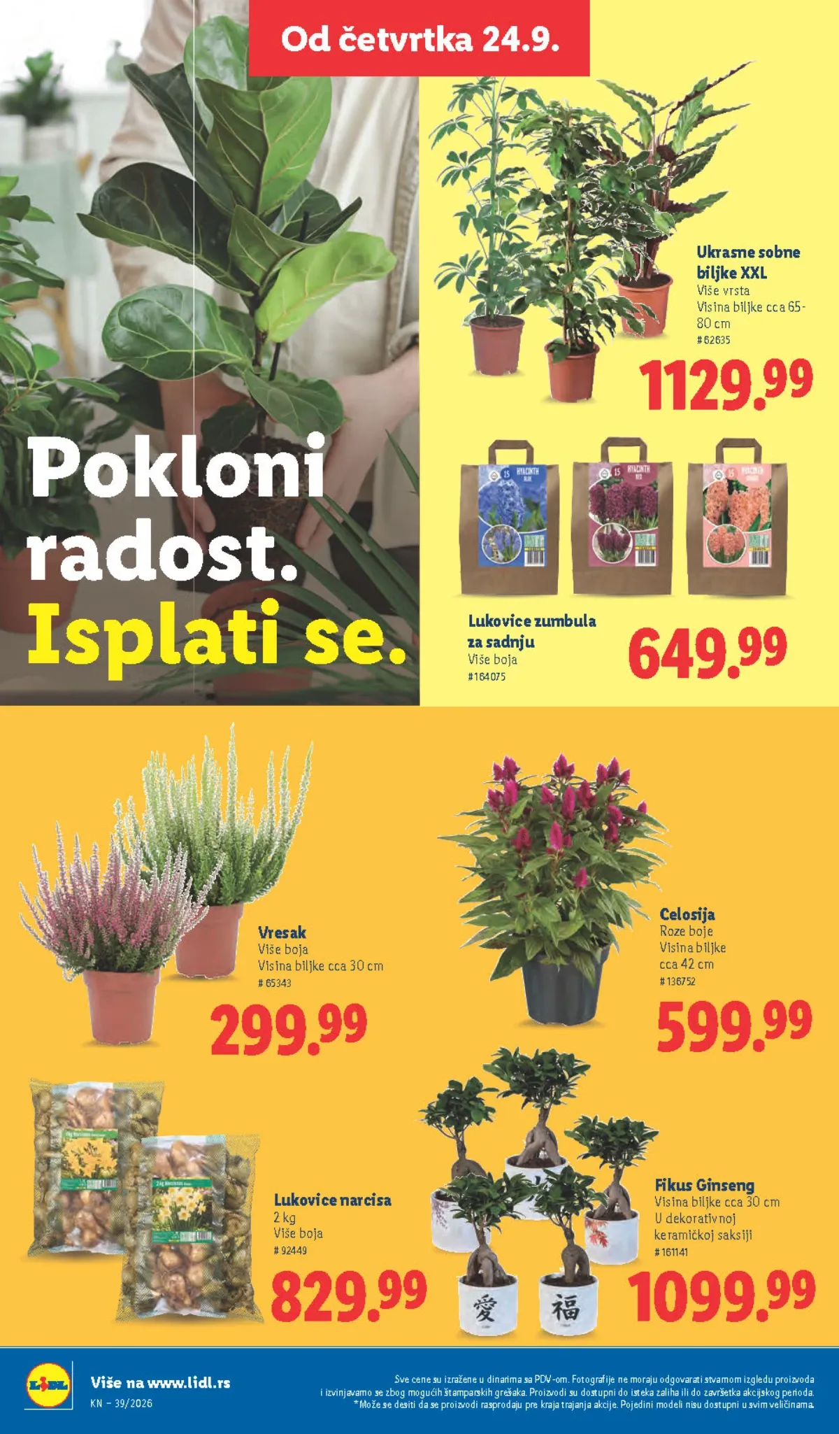 Lidl katalog akcija strana 64 – važi od 24.9. do 30.9.2026.