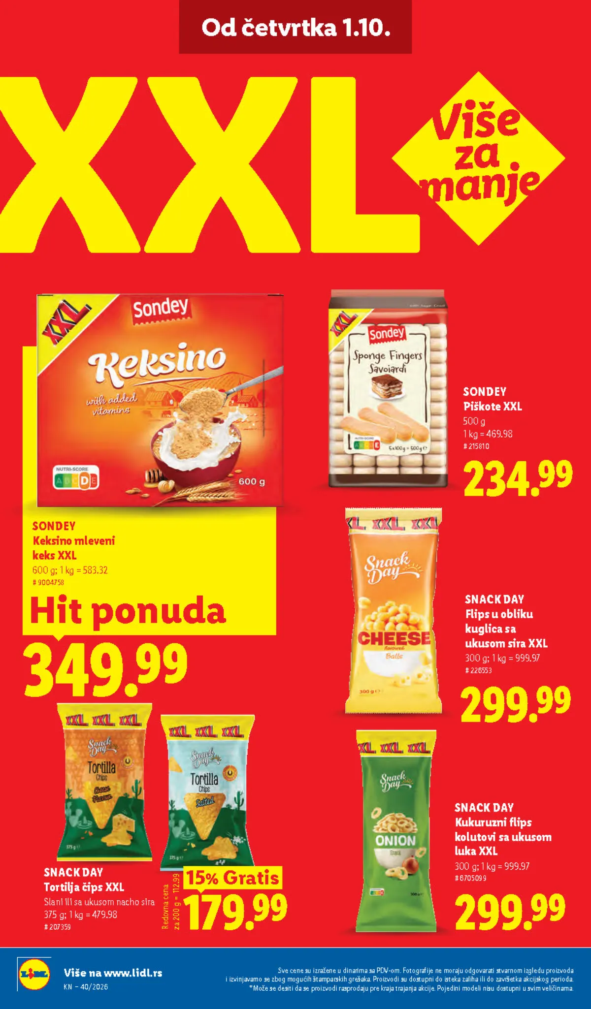 Lidl katalog akcija strana 64 – važi od 1.10. do 7.10.2026.
