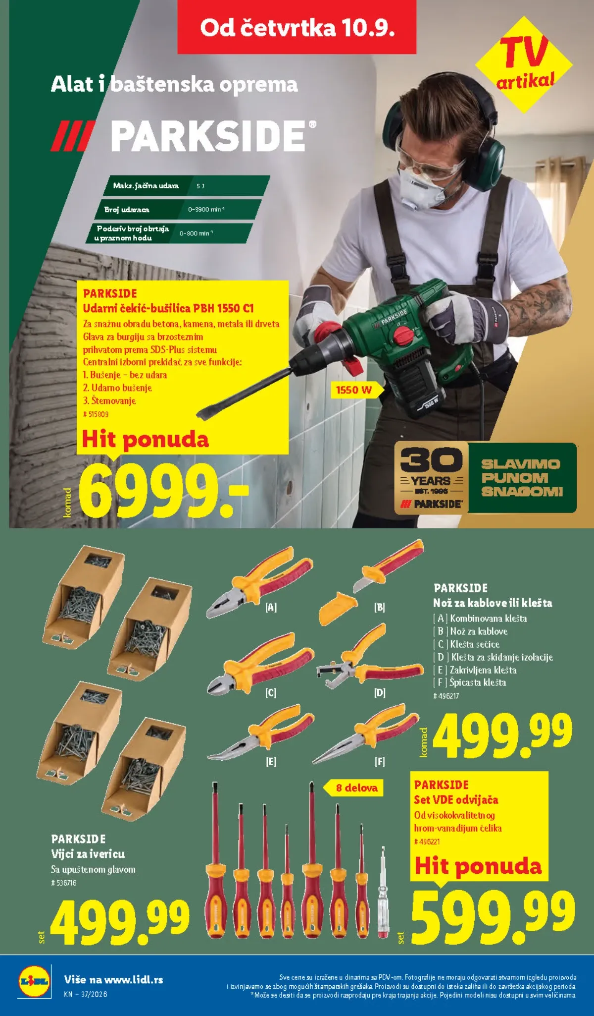 Lidl katalog akcija strana 65 – važi od 10.9. do 16.9.2026.