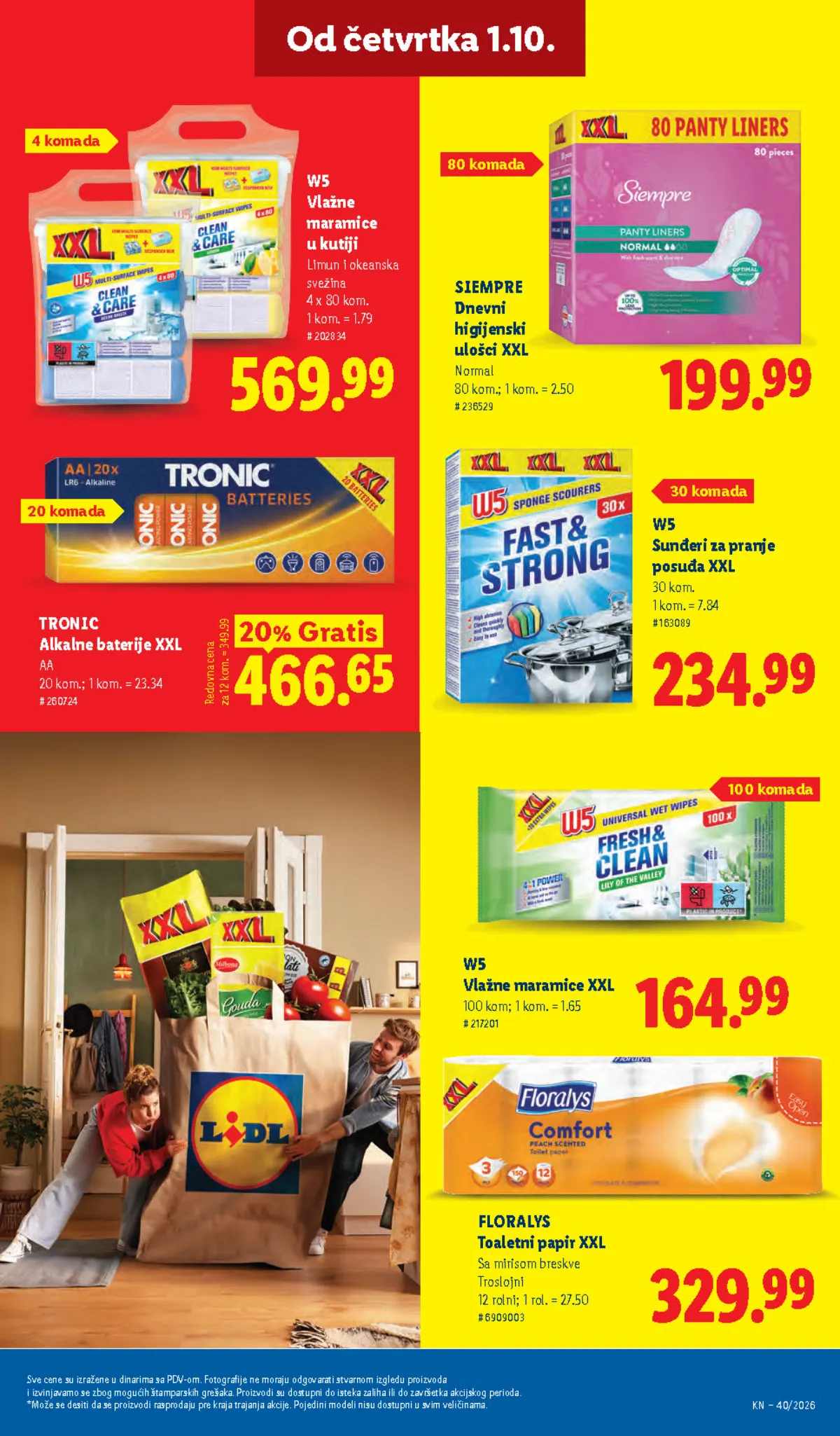 Lidl katalog akcija strana 65 – važi od 1.10. do 7.10.2026.