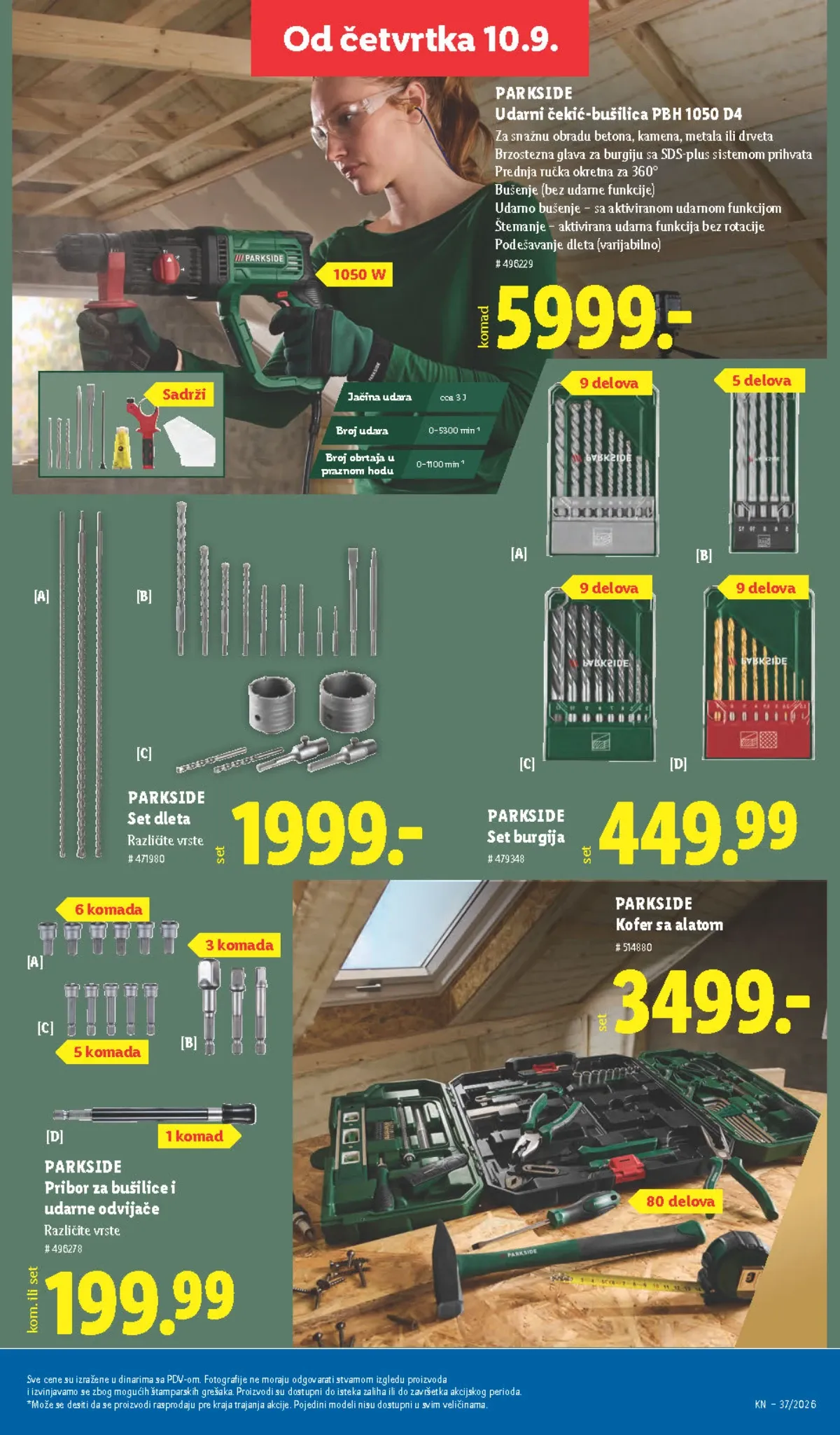 Lidl katalog akcija strana 66 – važi od 10.9. do 16.9.2026.