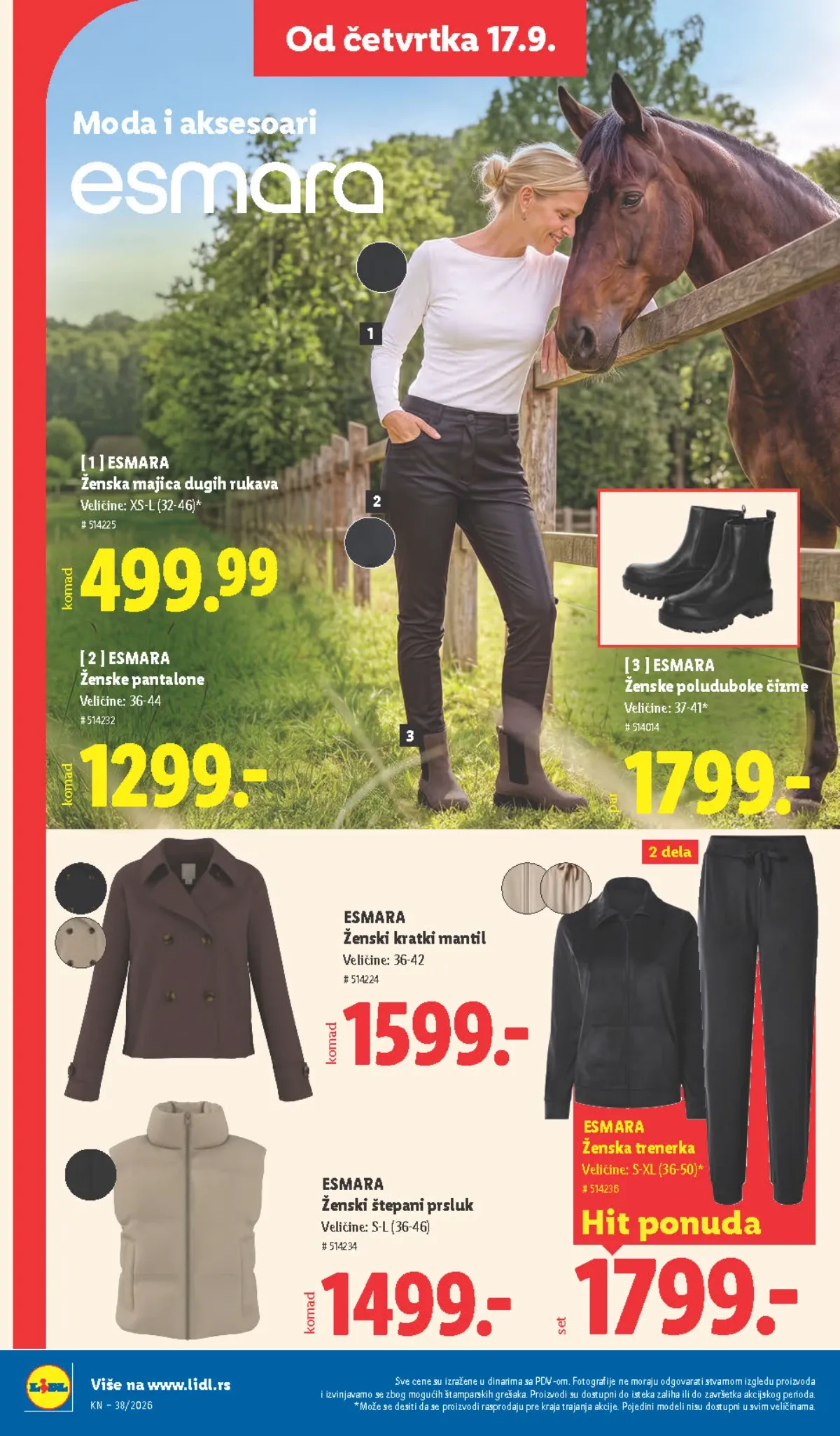 Lidl katalog akcija strana 66 – važi od 17.9. do 23.9.2026.