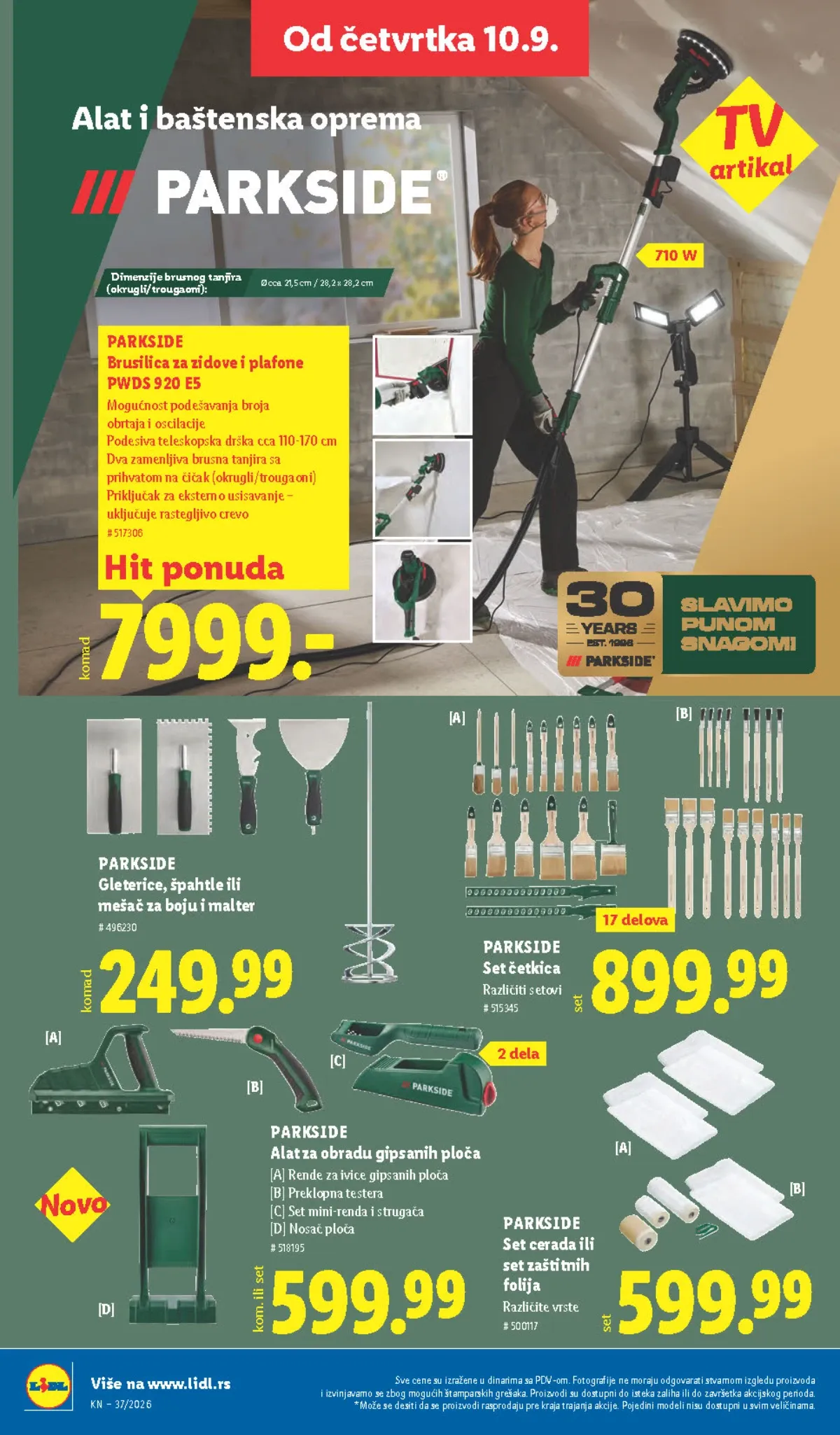 Lidl katalog akcija strana 67 – važi od 10.9. do 16.9.2026.