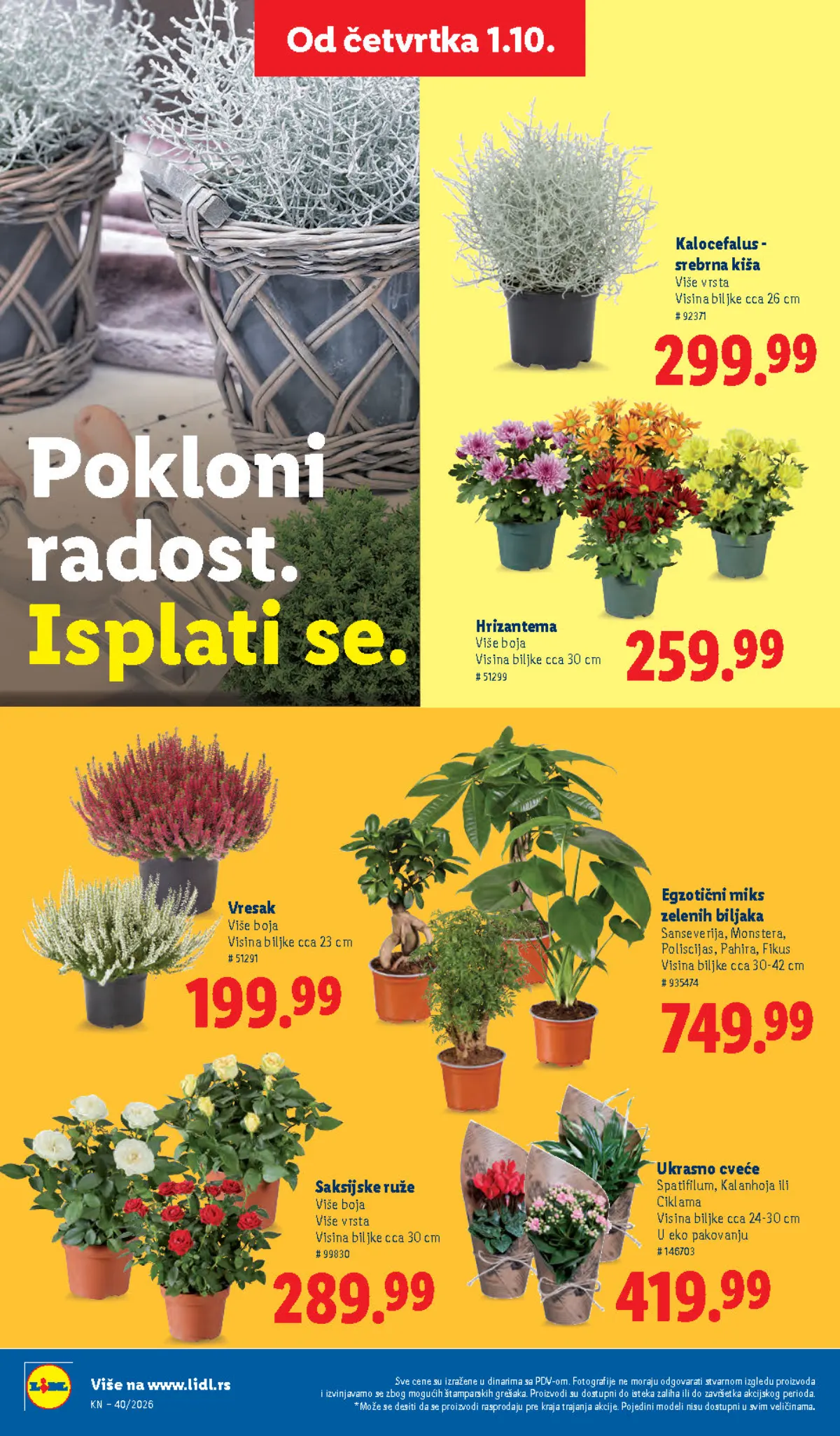 Lidl katalog akcija strana 68 – važi od 1.10. do 7.10.2026.