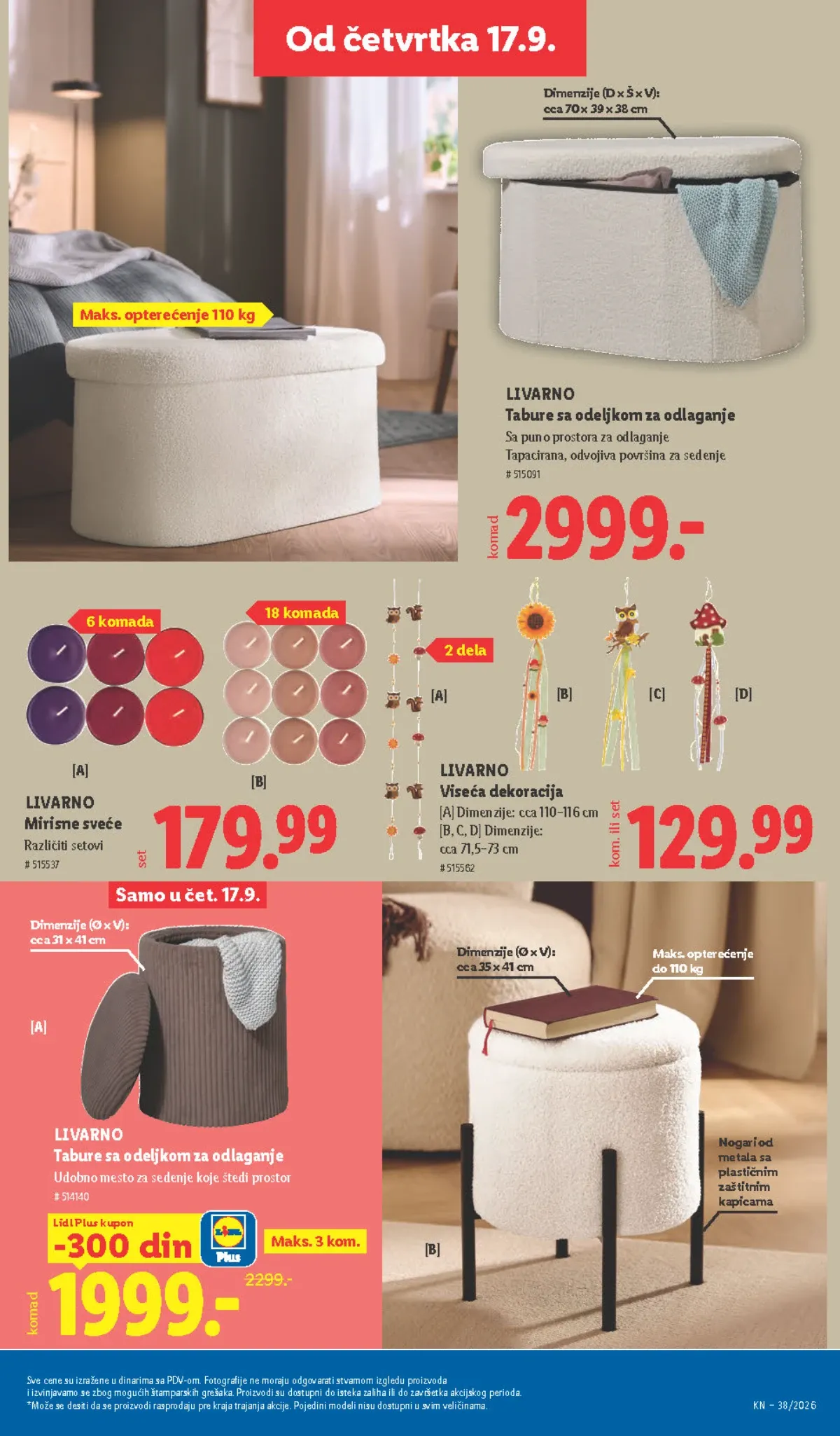 Lidl katalog akcija strana 69 – važi od 17.9. do 23.9.2026.