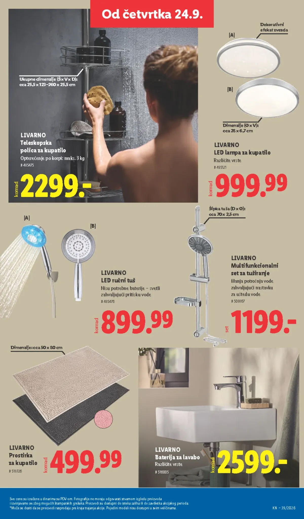 Lidl katalog akcija strana 69 – važi od 24.9. do 30.9.2026.