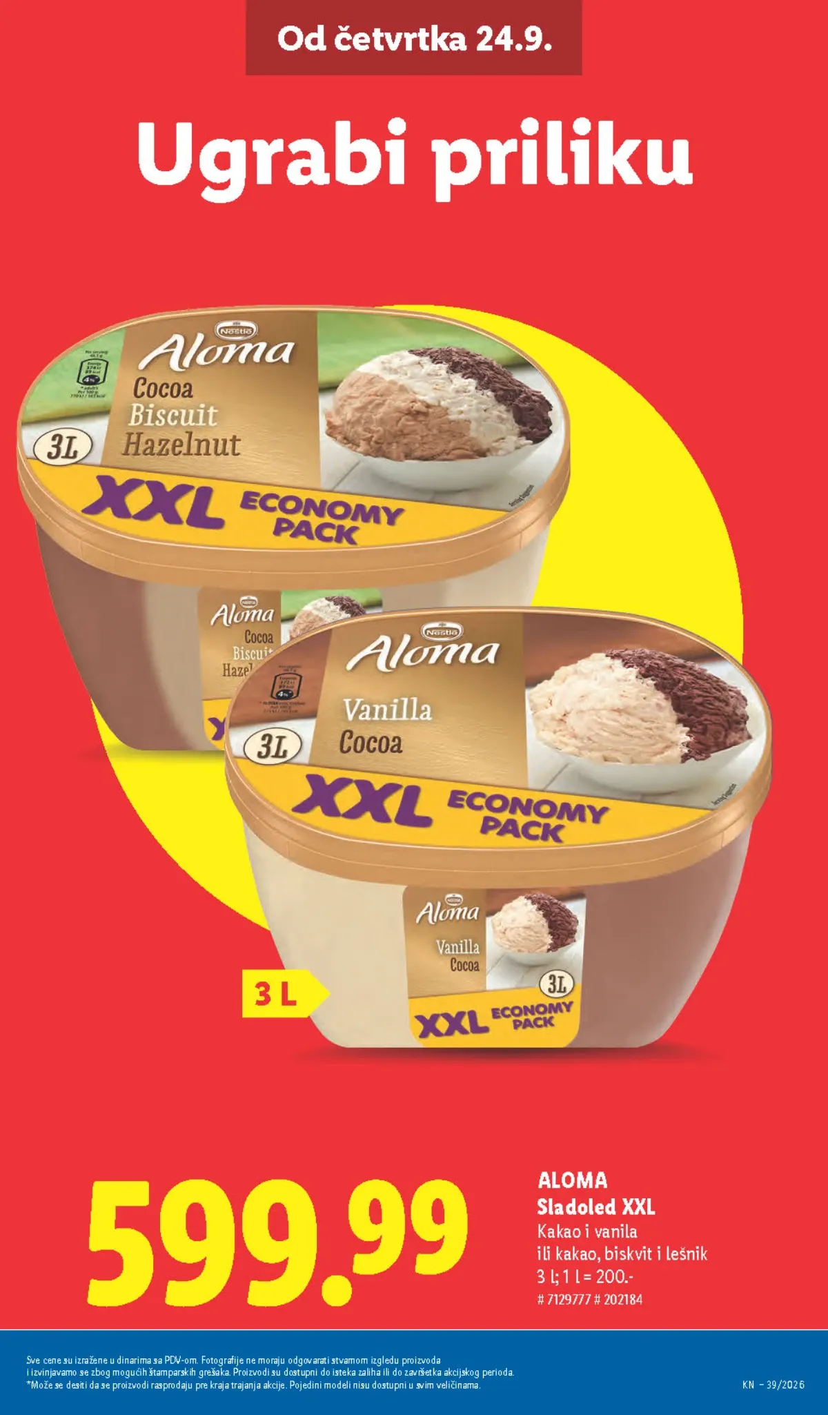 Lidl katalog akcija strana 7 – važi od 24.9. do 30.9.2026.