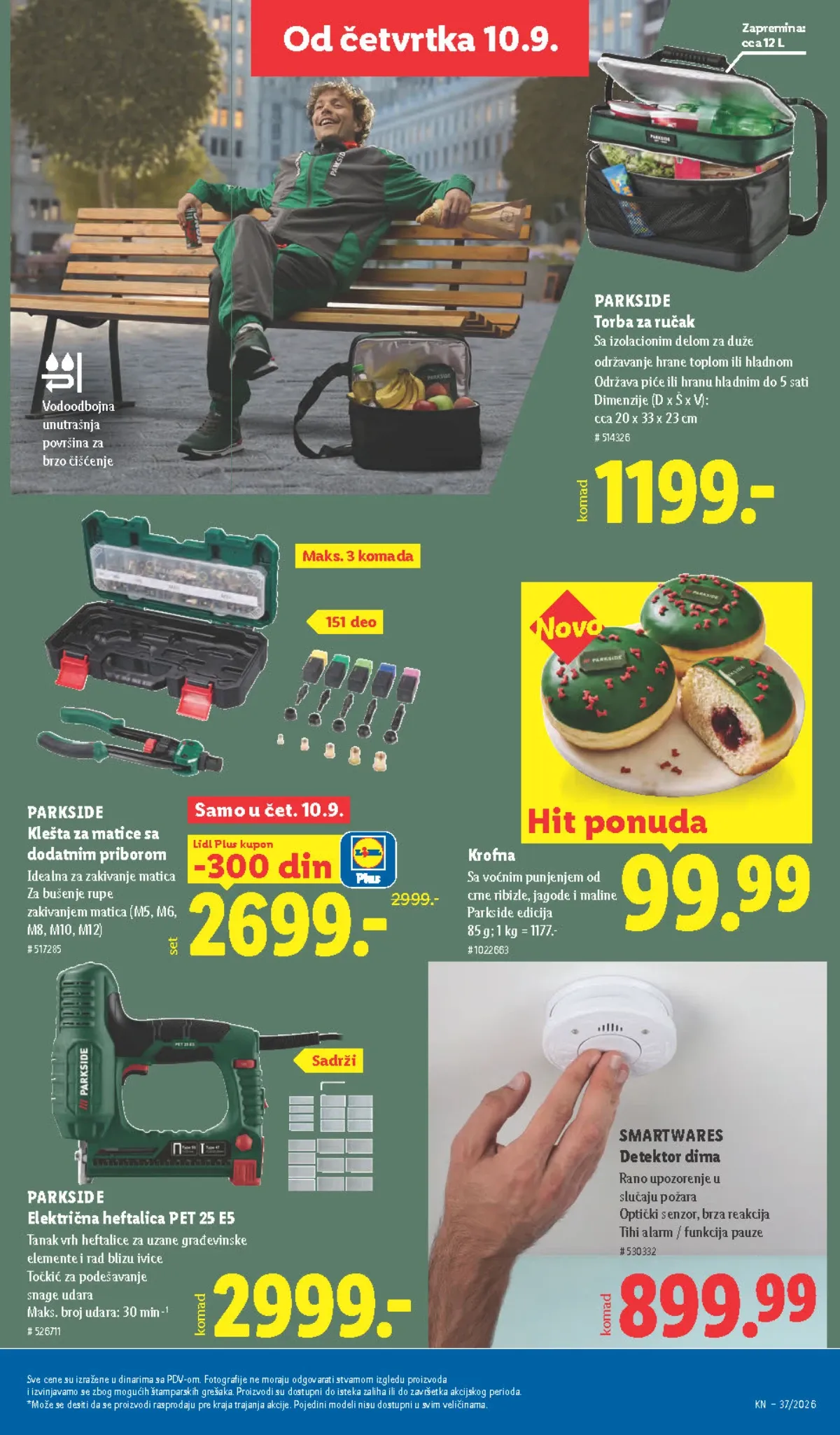 Lidl katalog akcija strana 70 – važi od 10.9. do 16.9.2026.