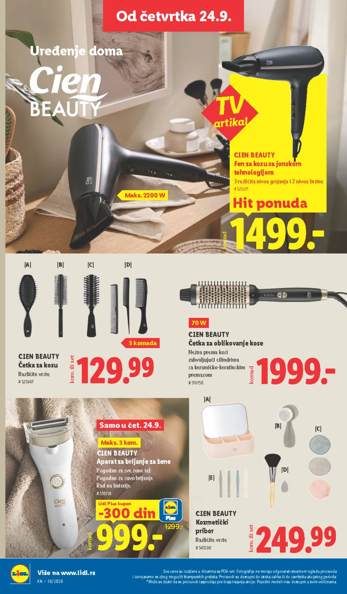 Lidl katalog akcija strana 70 – važi od 24.9. do 30.9.2026.