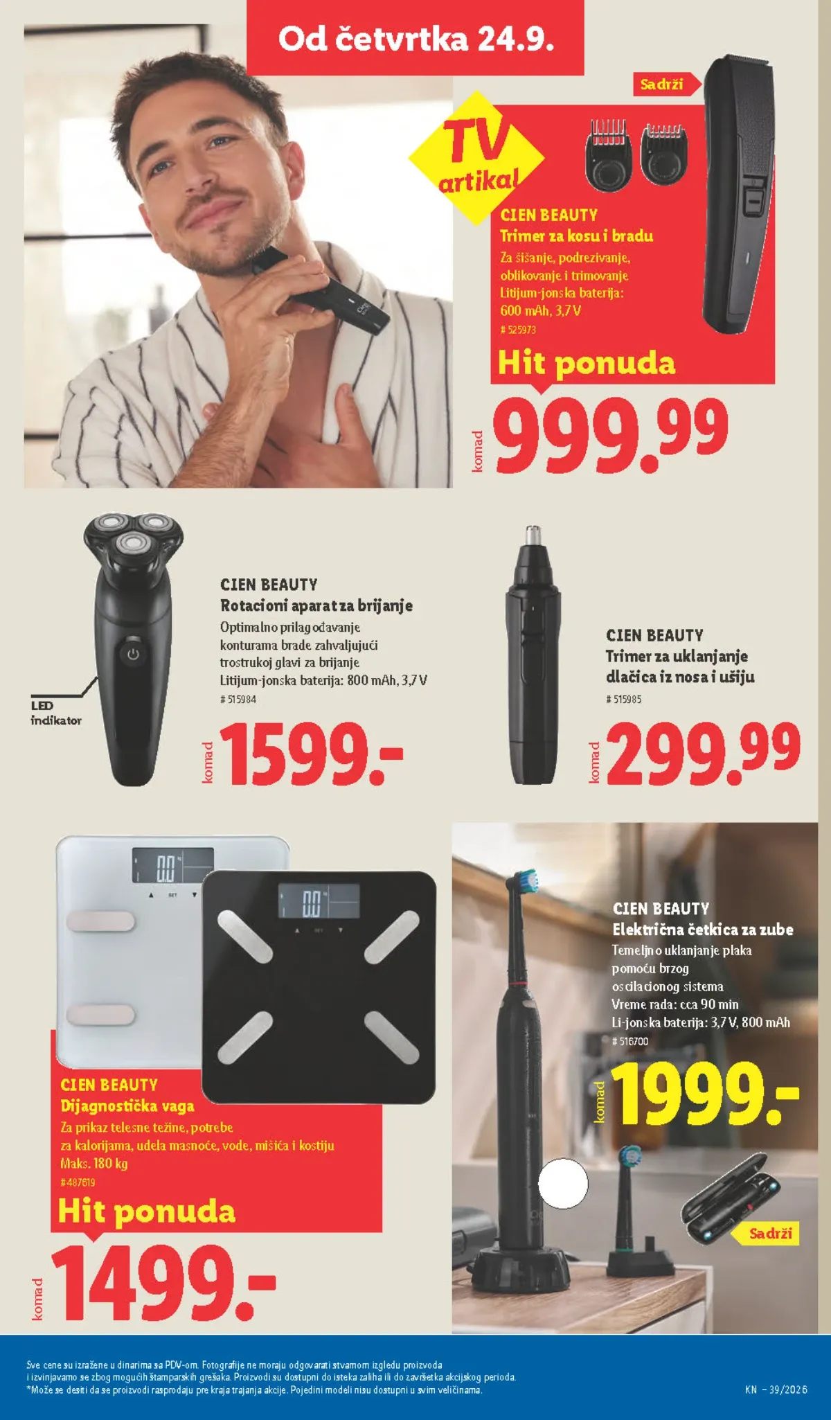 Lidl katalog akcija strana 71 – važi od 24.9. do 30.9.2026.