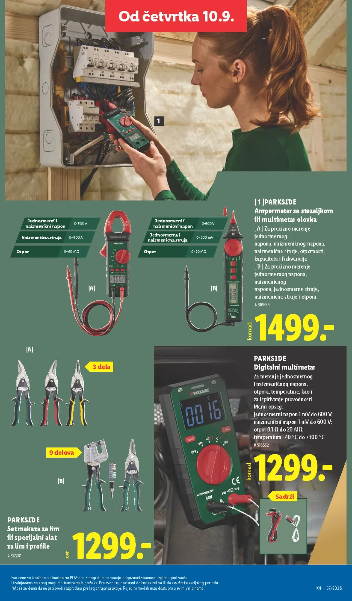 Lidl katalog akcija strana 72 – važi od 10.9. do 16.9.2026.