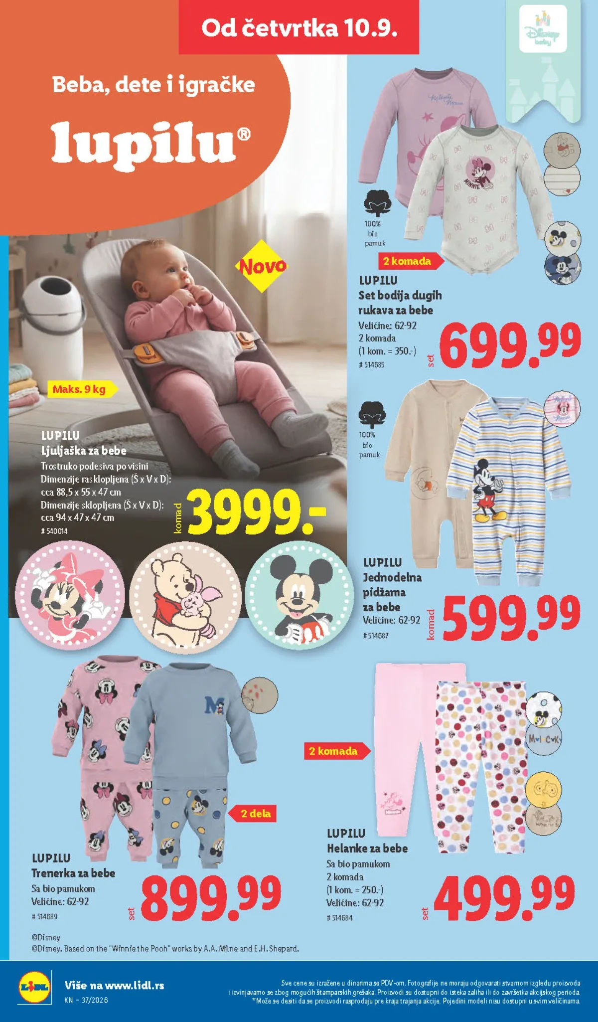 Lidl katalog akcija strana 73 – važi od 10.9. do 16.9.2026.