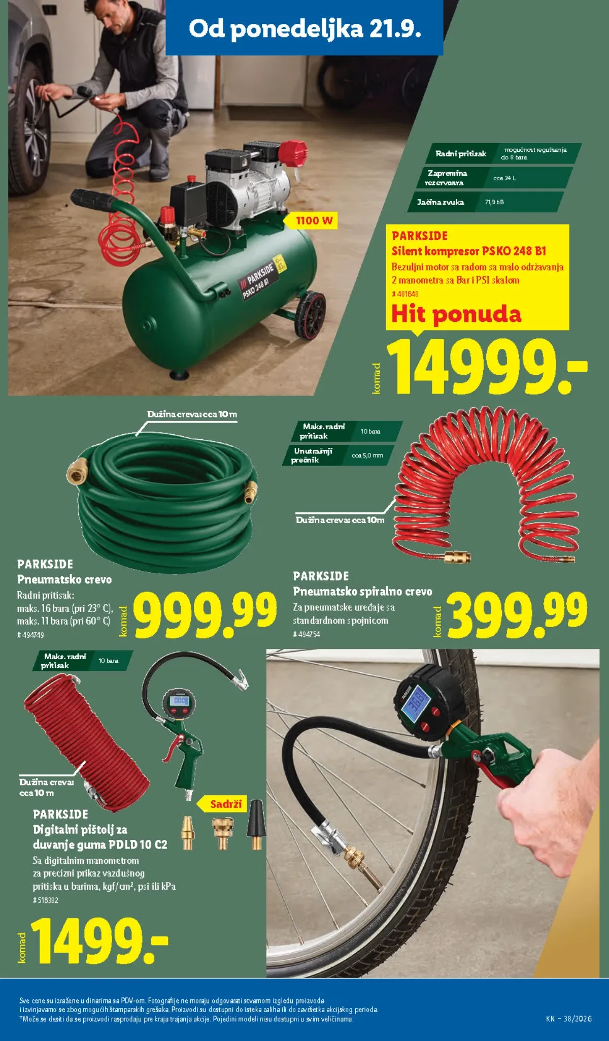 Lidl katalog akcija strana 73 – važi od 17.9. do 23.9.2026.