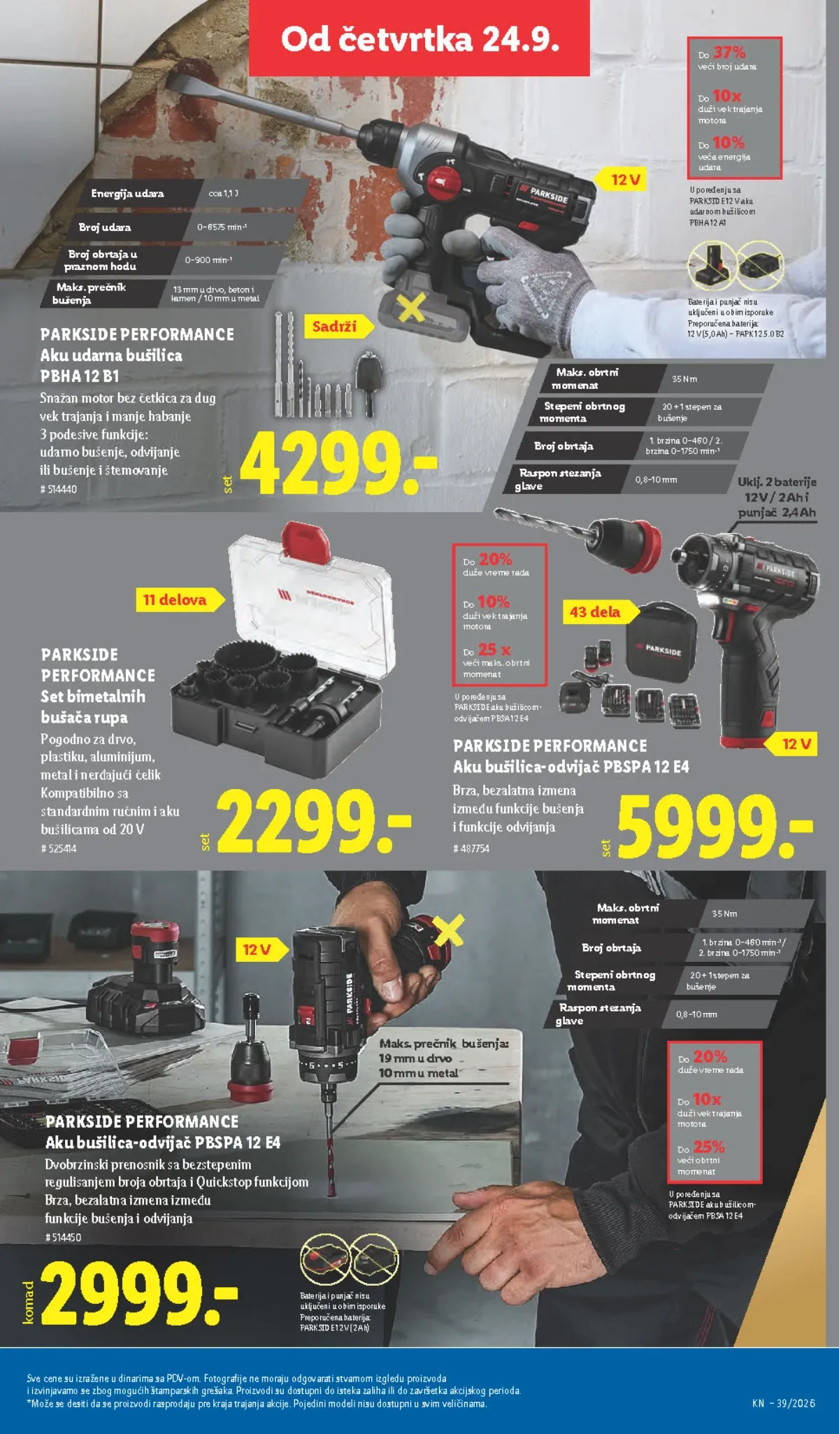Lidl katalog akcija strana 73 – važi od 24.9. do 30.9.2026.