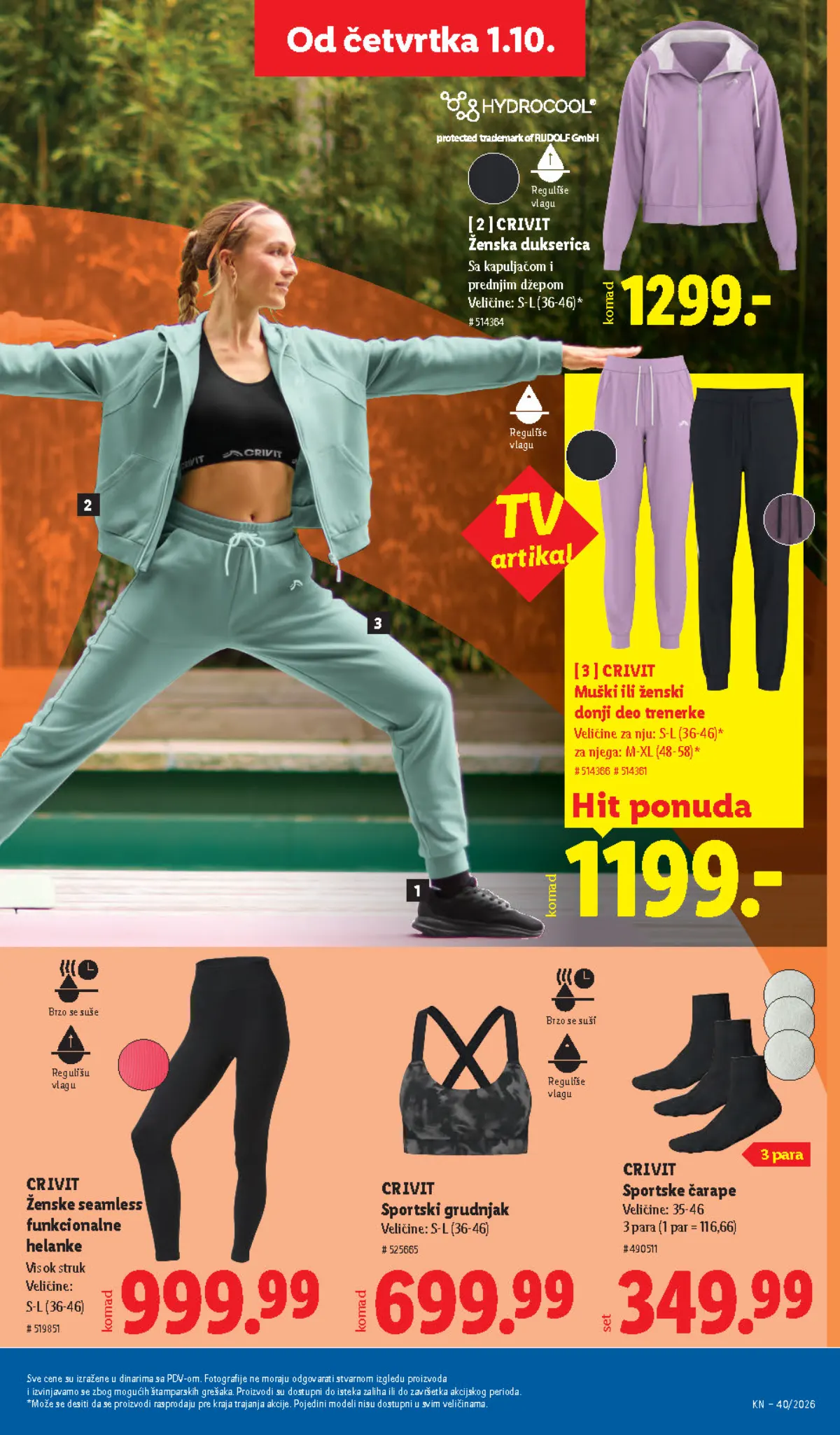 Lidl katalog akcija strana 73 – važi od 1.10. do 7.10.2026.
