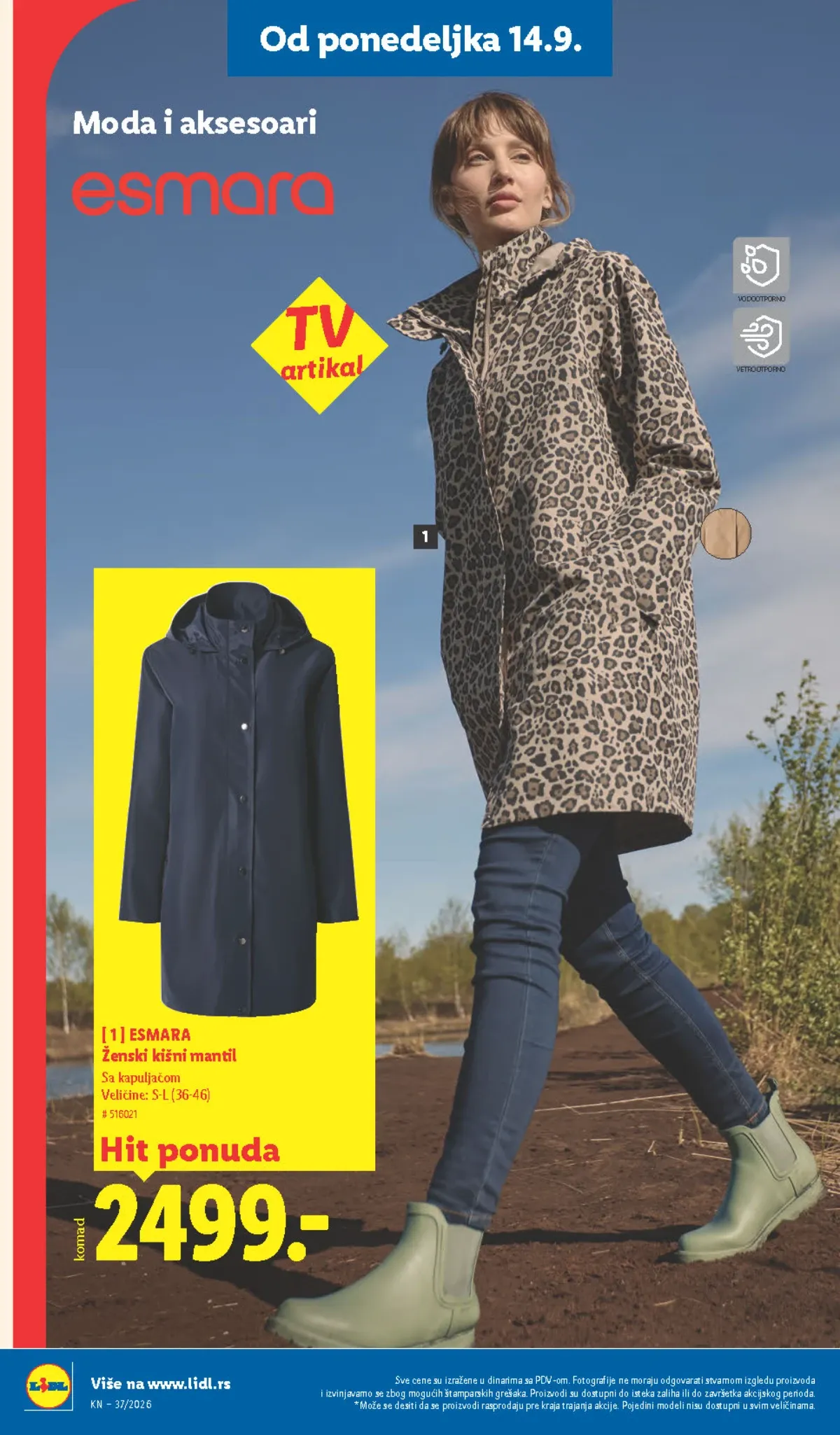 Lidl katalog akcija strana 75 – važi od 10.9. do 16.9.2026.