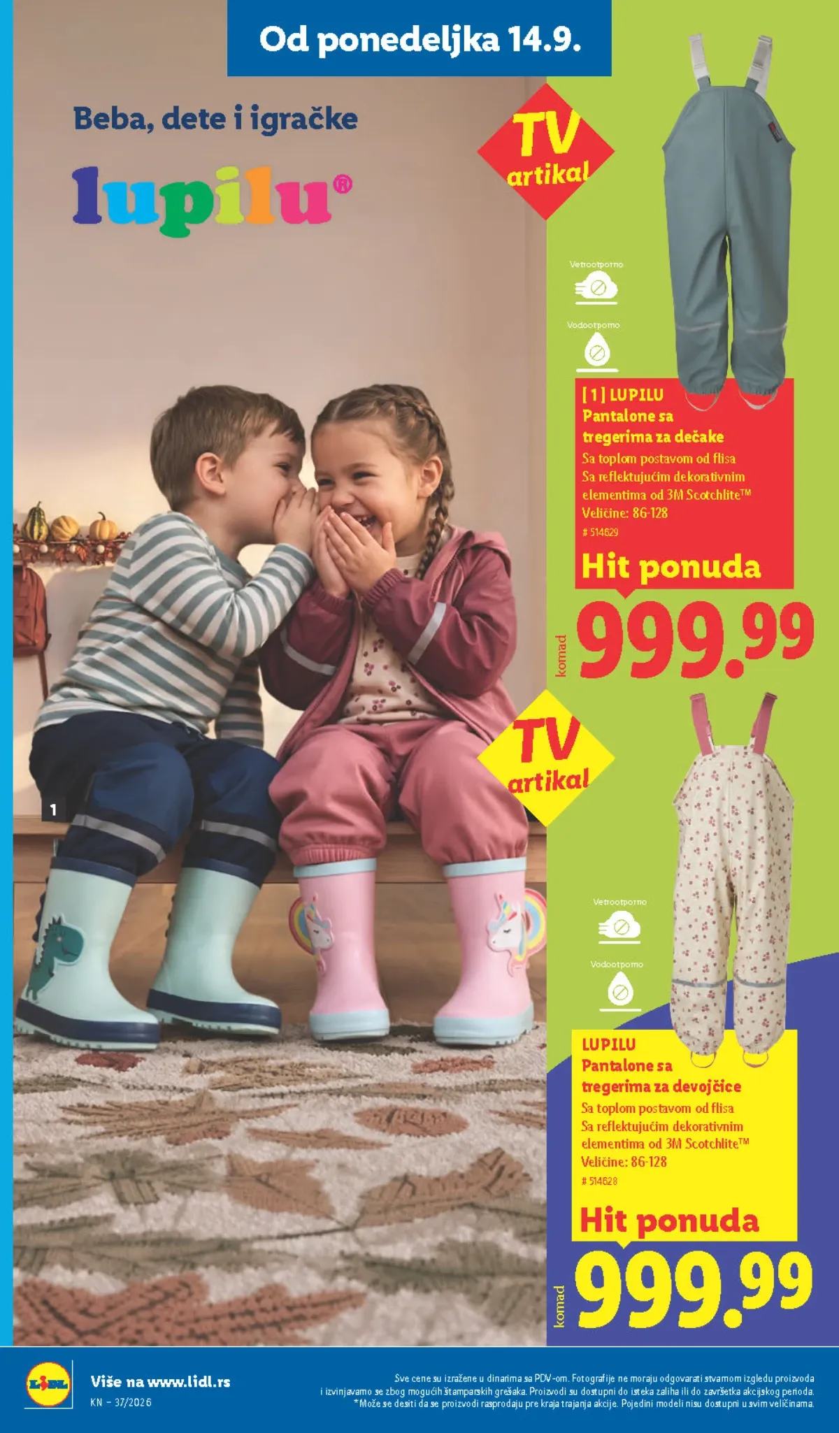 Lidl katalog akcija strana 77 – važi od 10.9. do 16.9.2026.