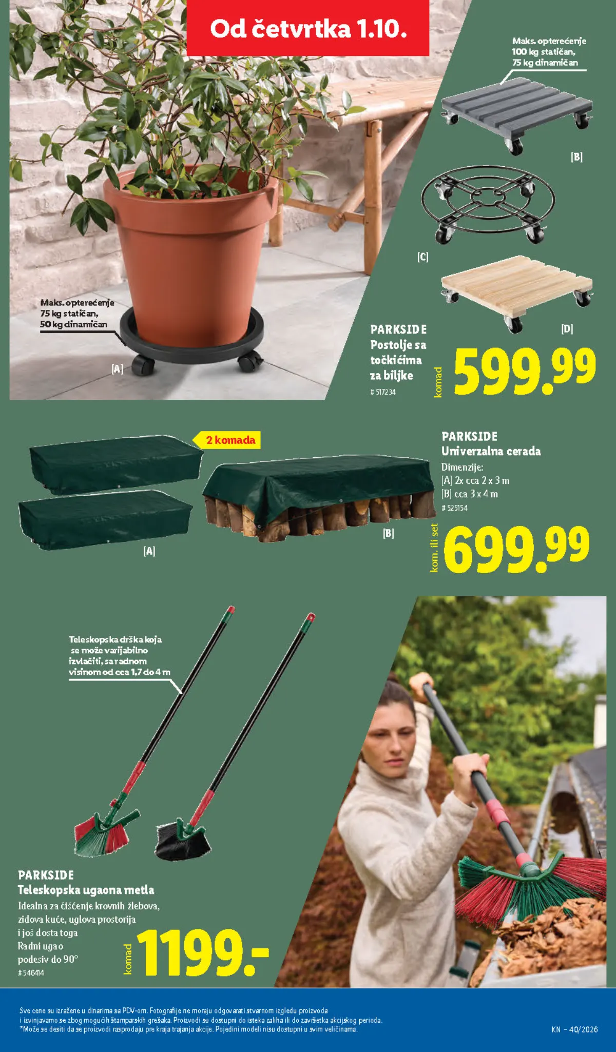 Lidl katalog akcija strana 77 – važi od 1.10. do 7.10.2026.