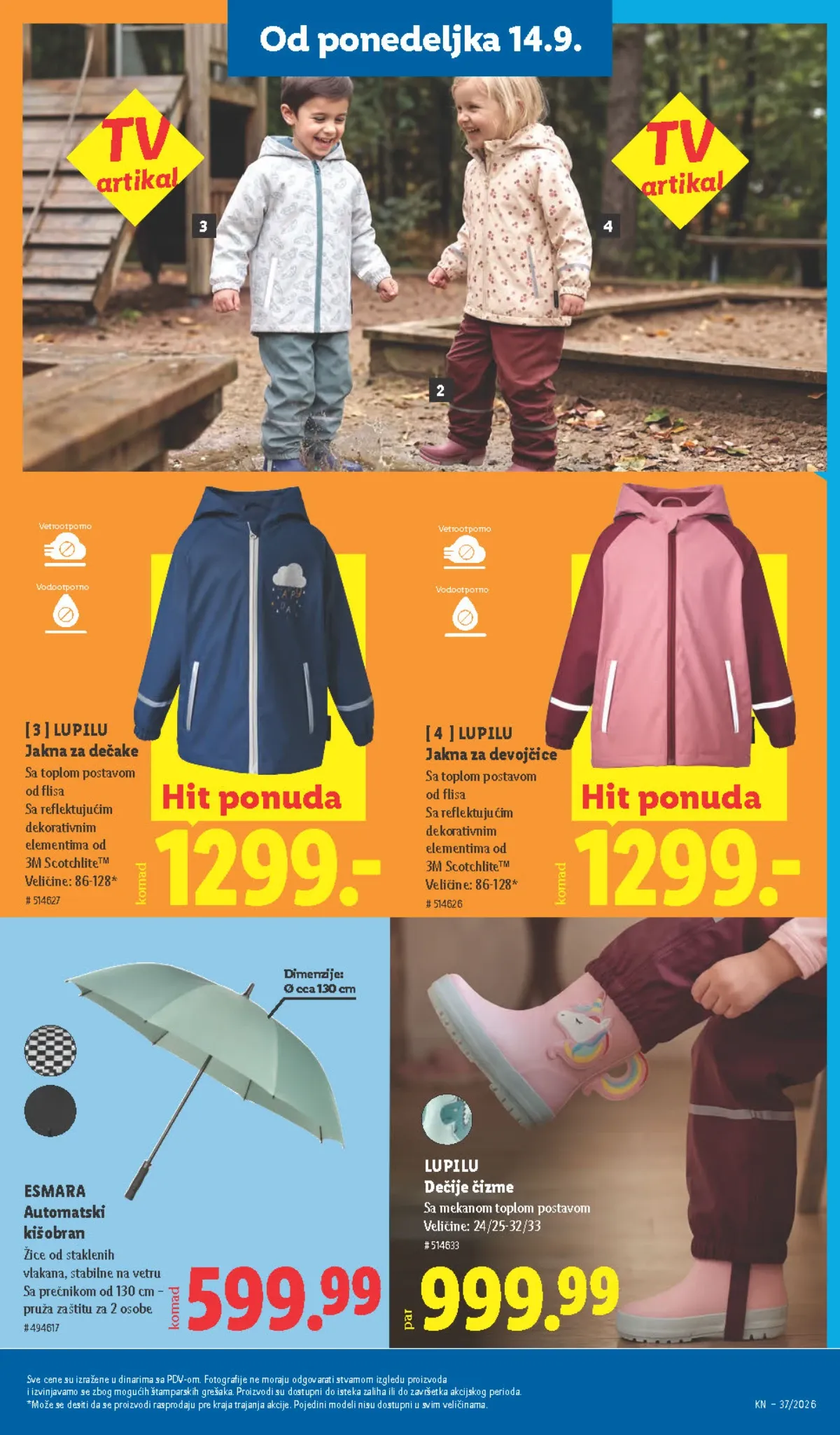 Lidl katalog akcija strana 78 – važi od 10.9. do 16.9.2026.