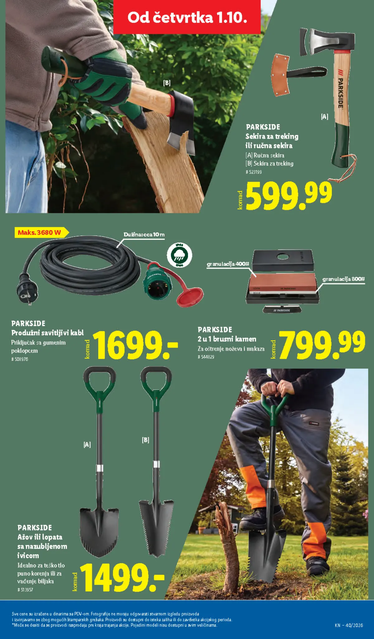 Lidl katalog akcija strana 79 – važi od 1.10. do 7.10.2026.