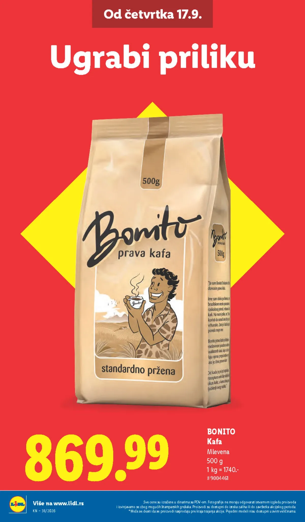 Lidl katalog akcija strana 8 – važi od 17.9. do 23.9.2026.
