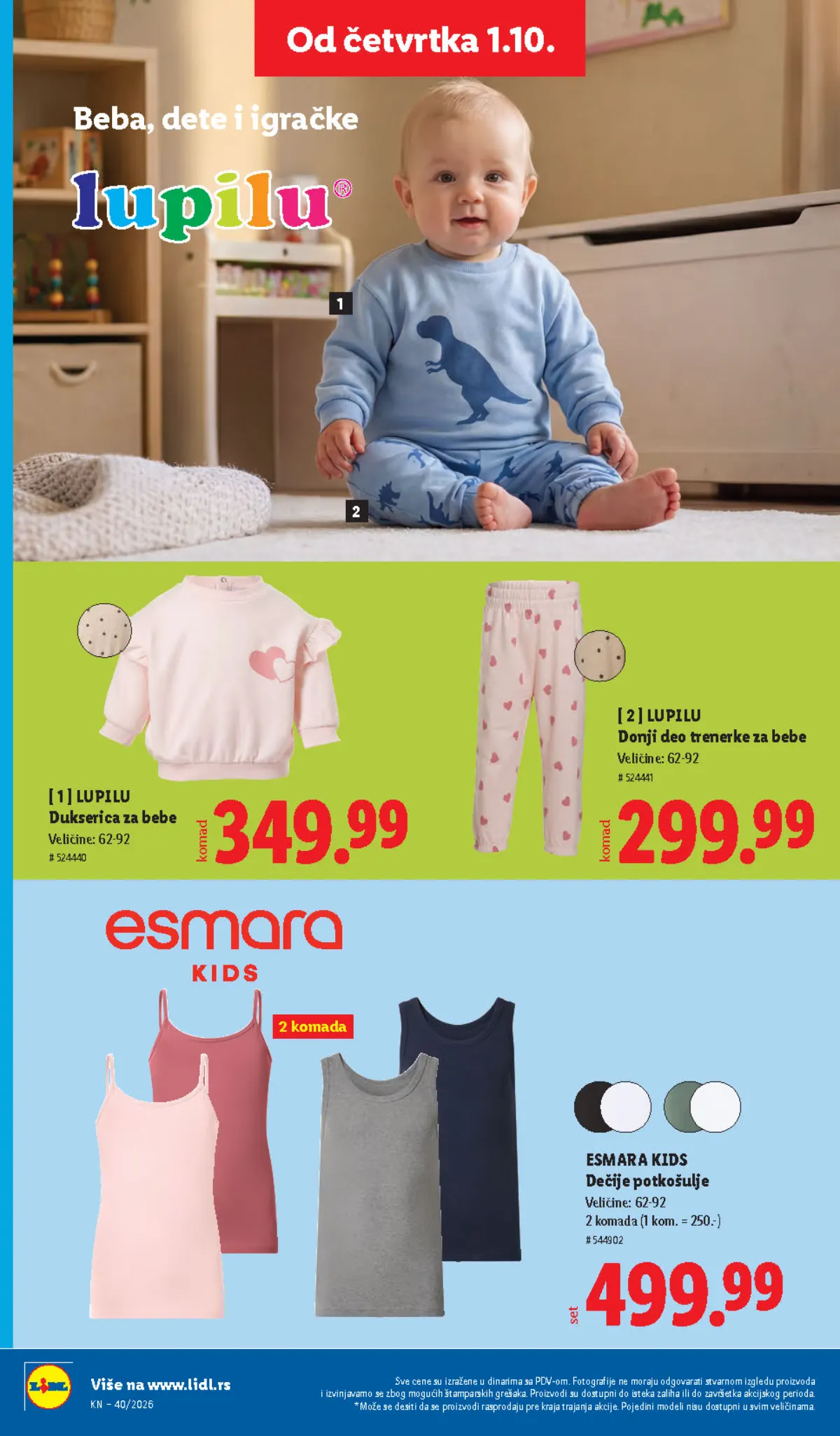 Lidl katalog akcija strana 82 – važi od 1.10. do 7.10.2026.