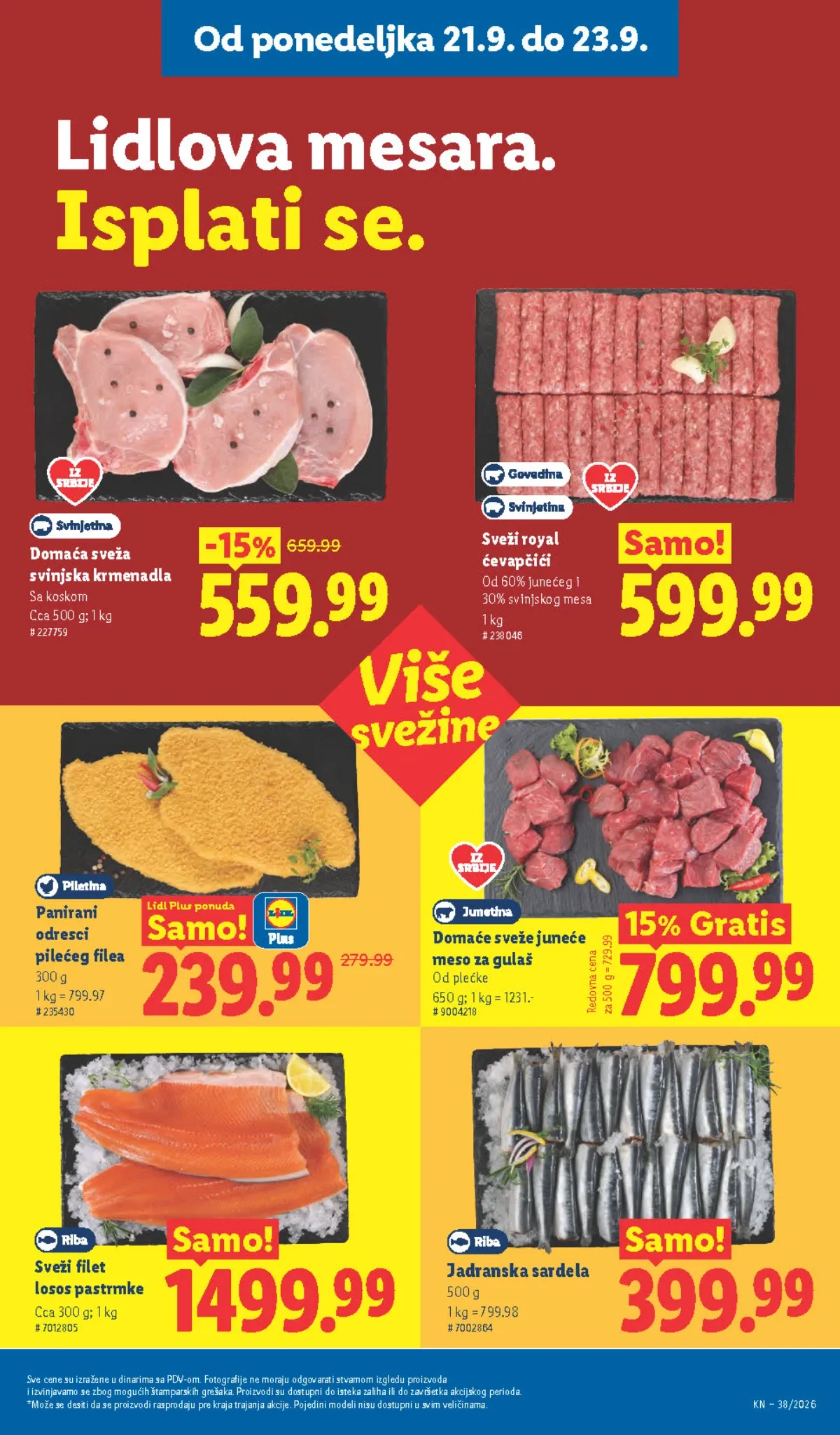 Lidl katalog akcija strana 83 – važi od 17.9. do 23.9.2026.