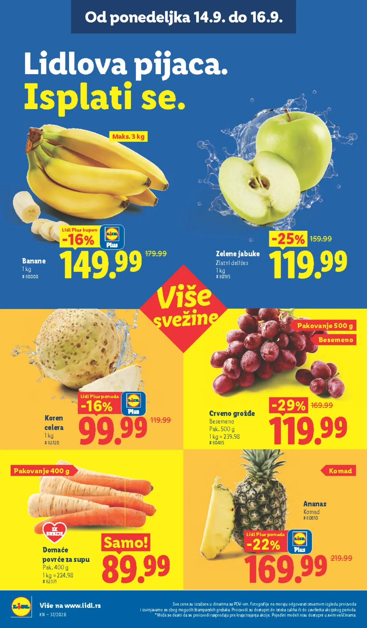 Lidl katalog akcija strana 85 – važi od 10.9. do 16.9.2026.
