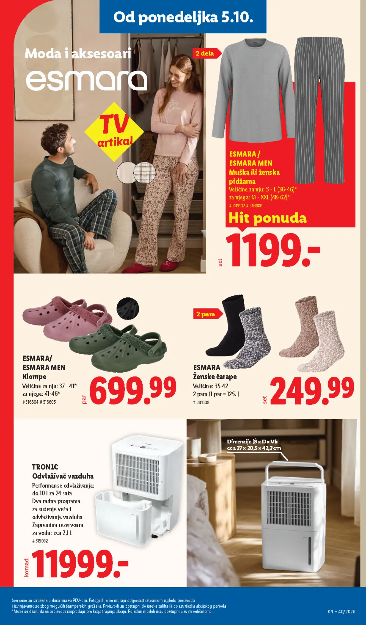 Lidl katalog akcija strana 85 – važi od 1.10. do 7.10.2026.