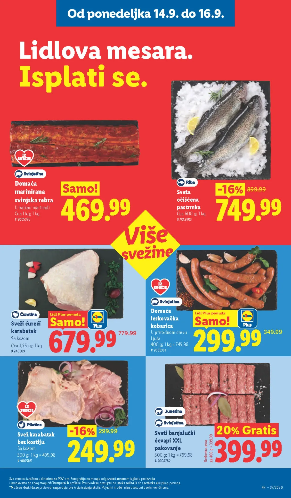 Lidl katalog akcija strana 86 – važi od 10.9. do 16.9.2026.