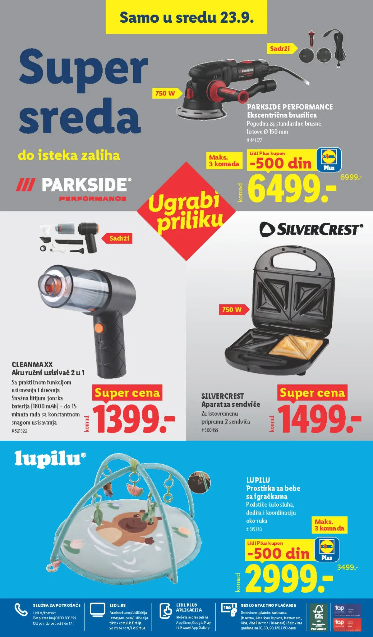 Lidl katalog akcija strana 86 – važi od 17.9. do 23.9.2026.