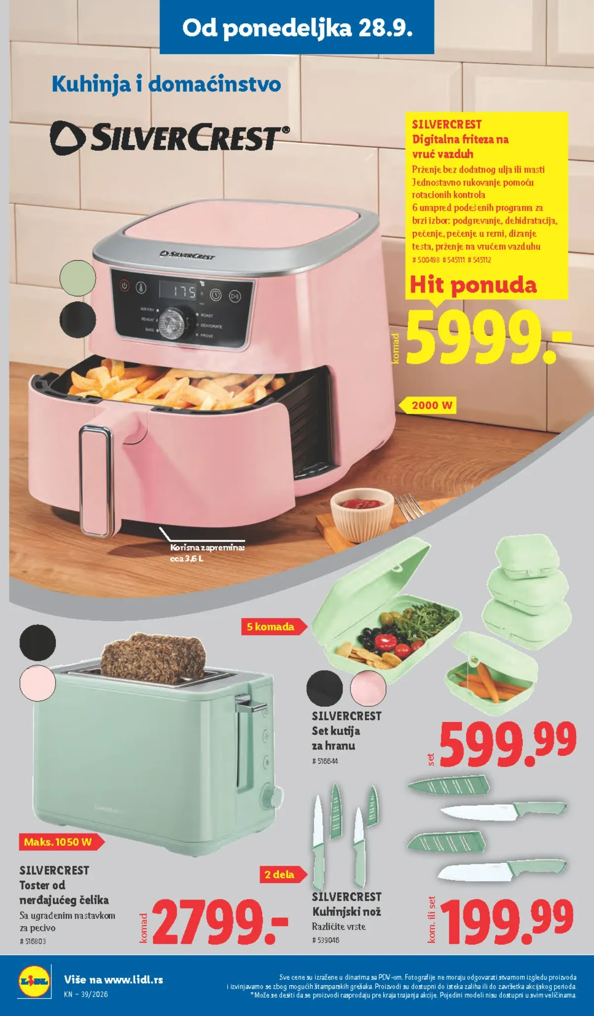 Lidl katalog akcija strana 86 – važi od 24.9. do 30.9.2026.