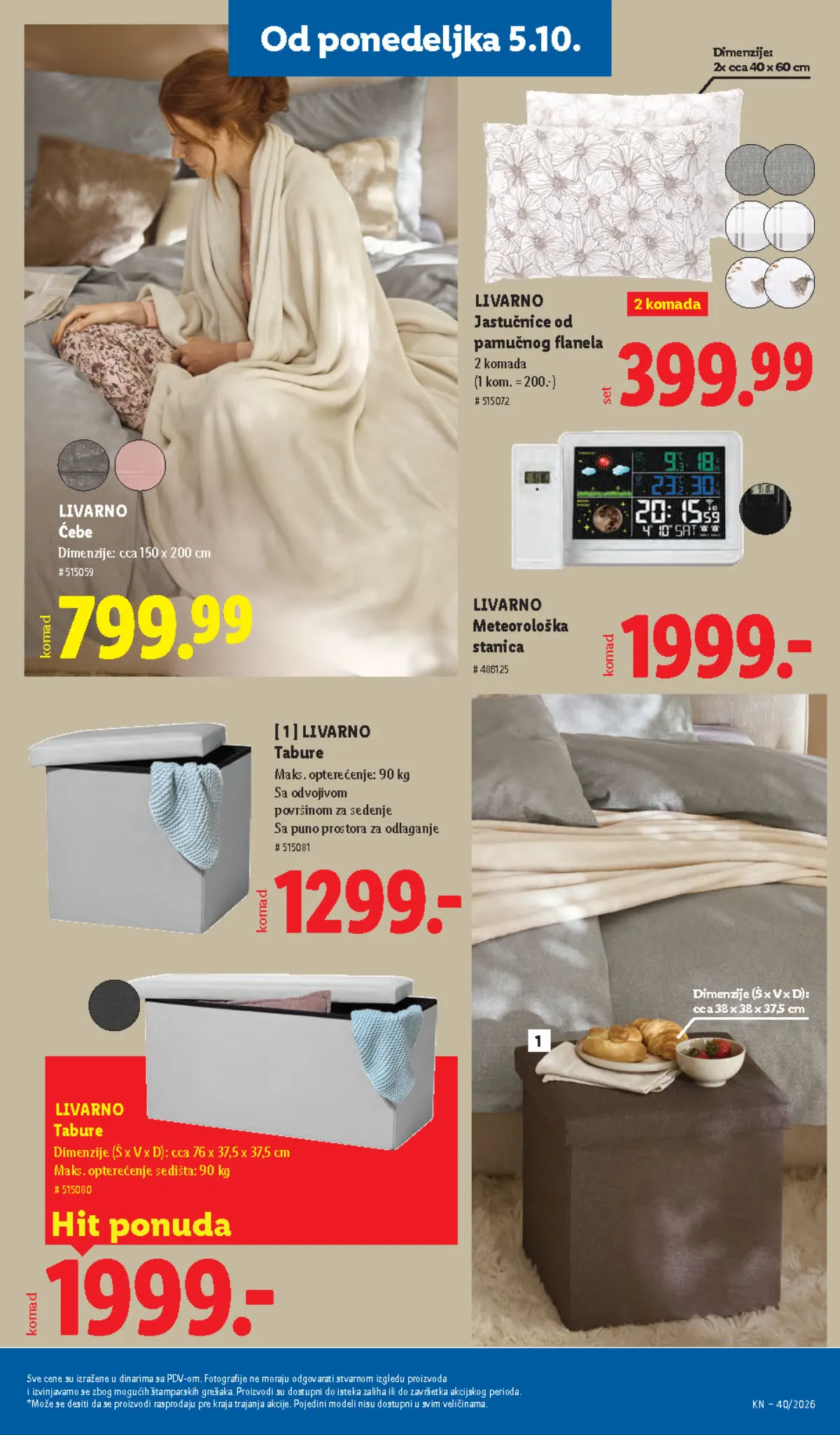 Lidl katalog akcija strana 87 – važi od 1.10. do 7.10.2026.