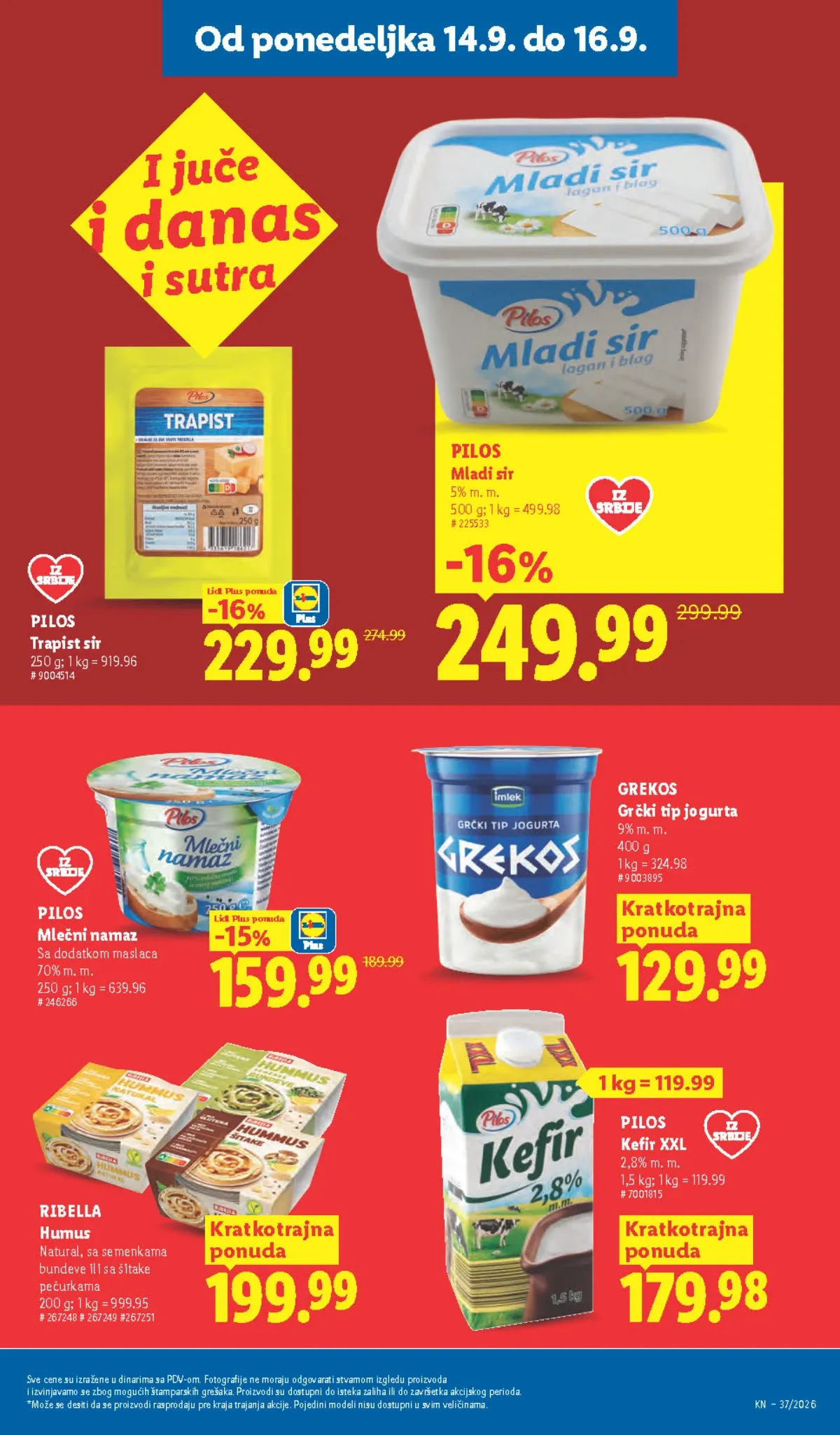 Lidl katalog akcija strana 88 – važi od 10.9. do 16.9.2026.