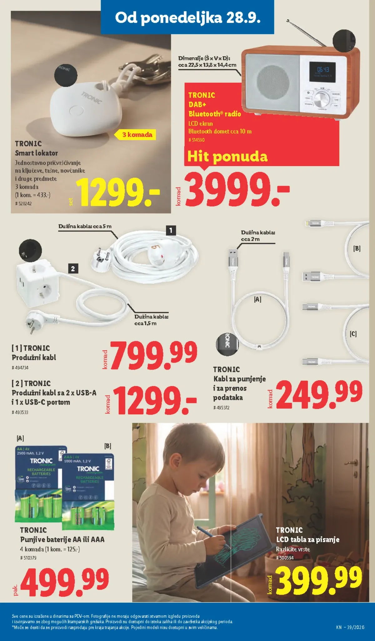 Lidl katalog akcija strana 89 – važi od 24.9. do 30.9.2026.
