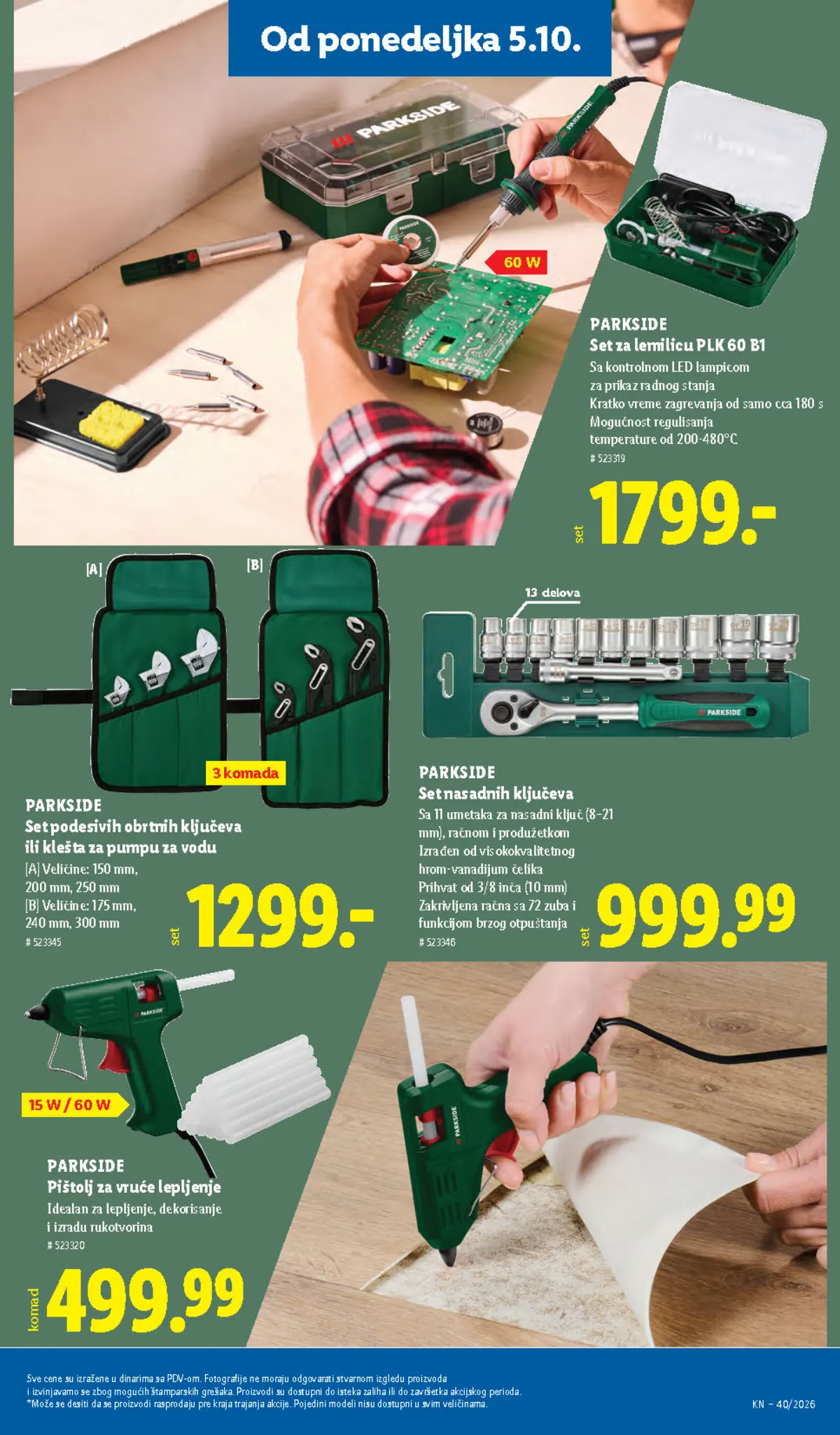 Lidl katalog akcija strana 89 – važi od 1.10. do 7.10.2026.