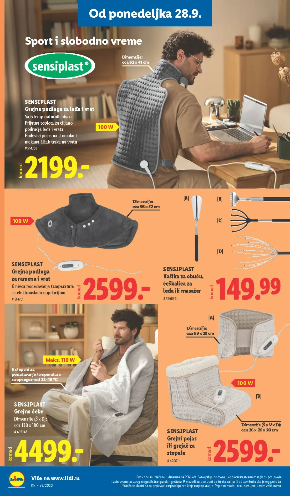 Lidl katalog akcija strana 90 – važi od 24.9. do 30.9.2026.
