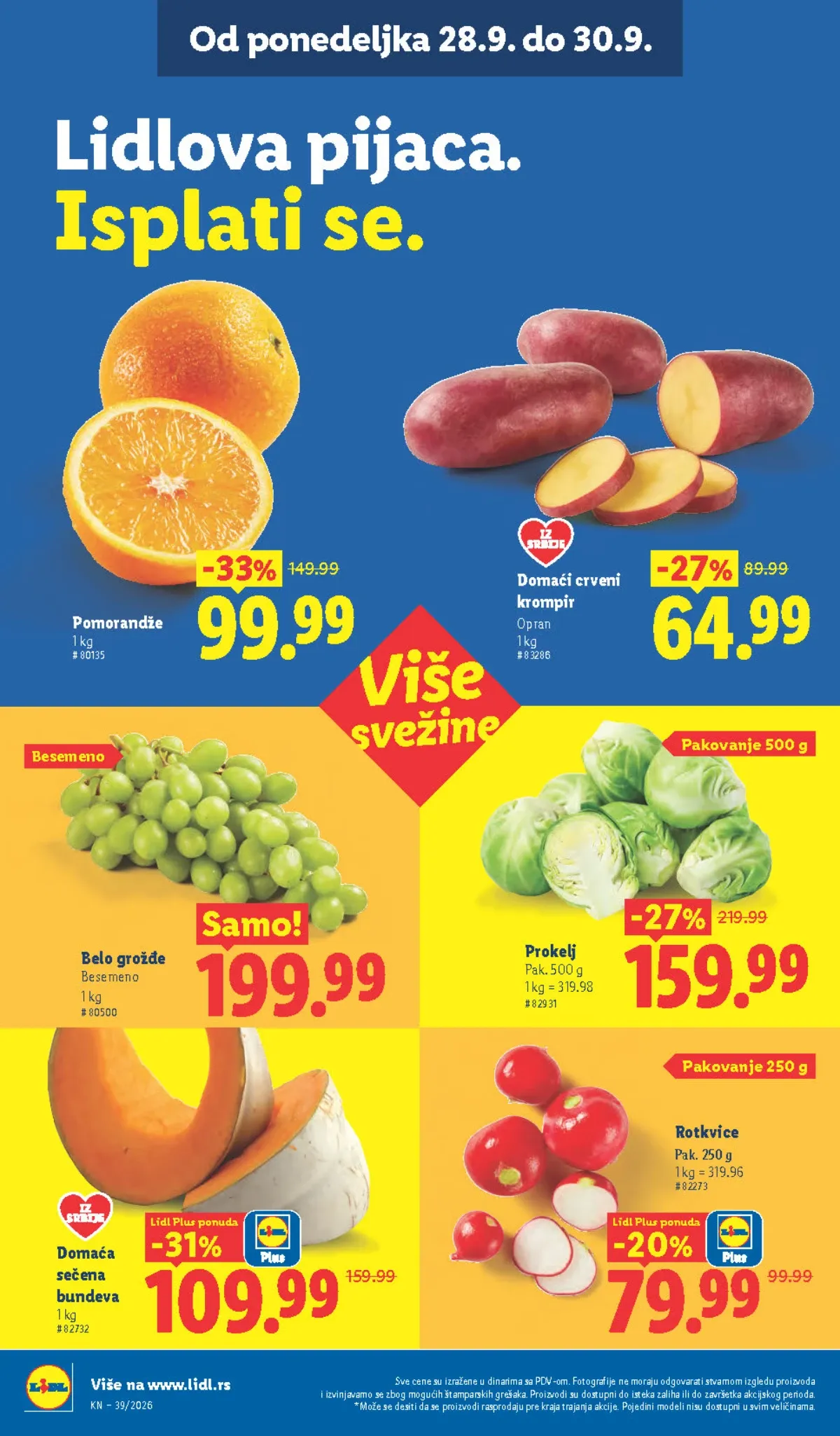 Lidl katalog akcija strana 92 – važi od 24.9. do 30.9.2026.