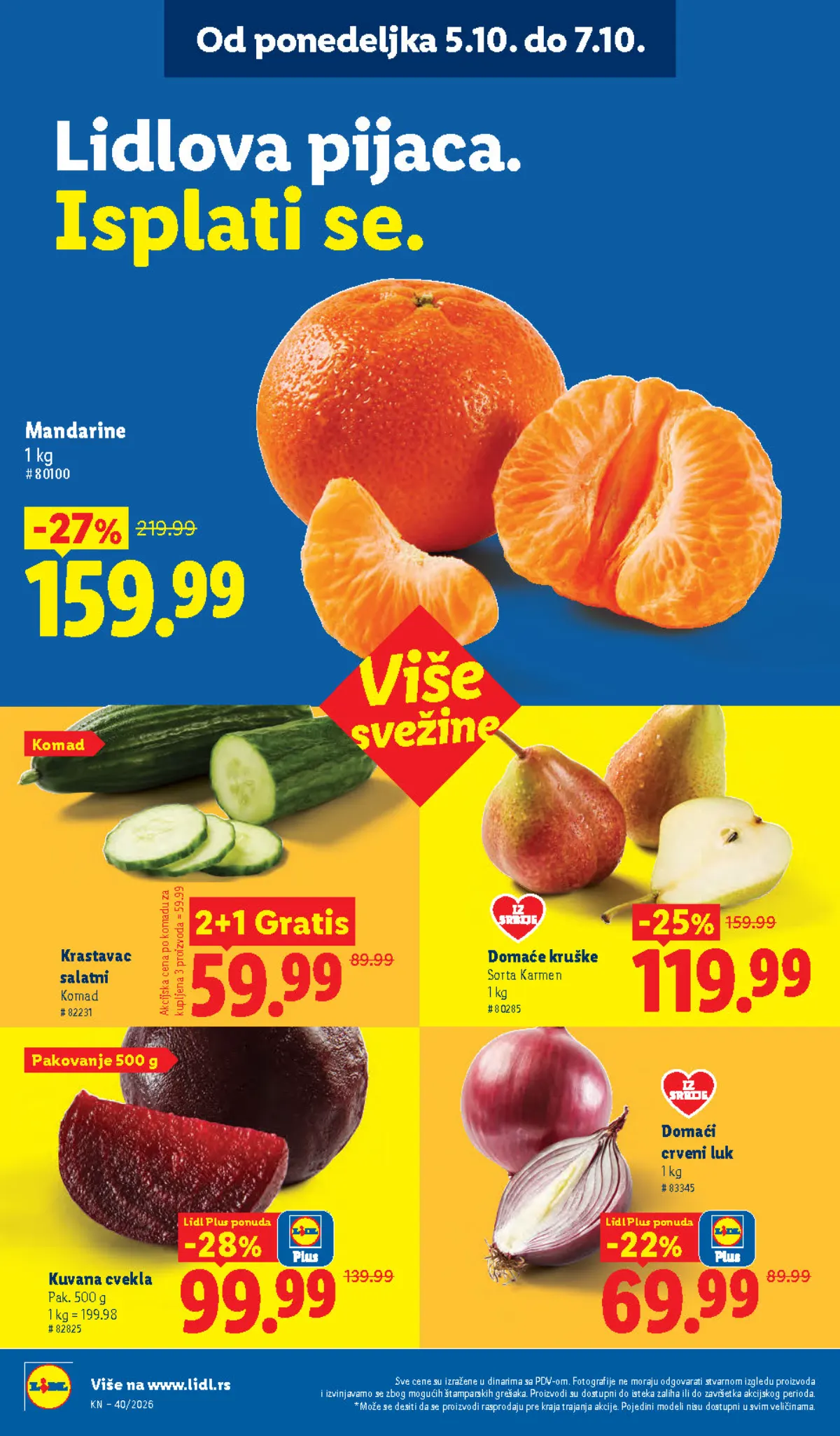 Lidl katalog akcija strana 94 – važi od 1.10. do 7.10.2026.