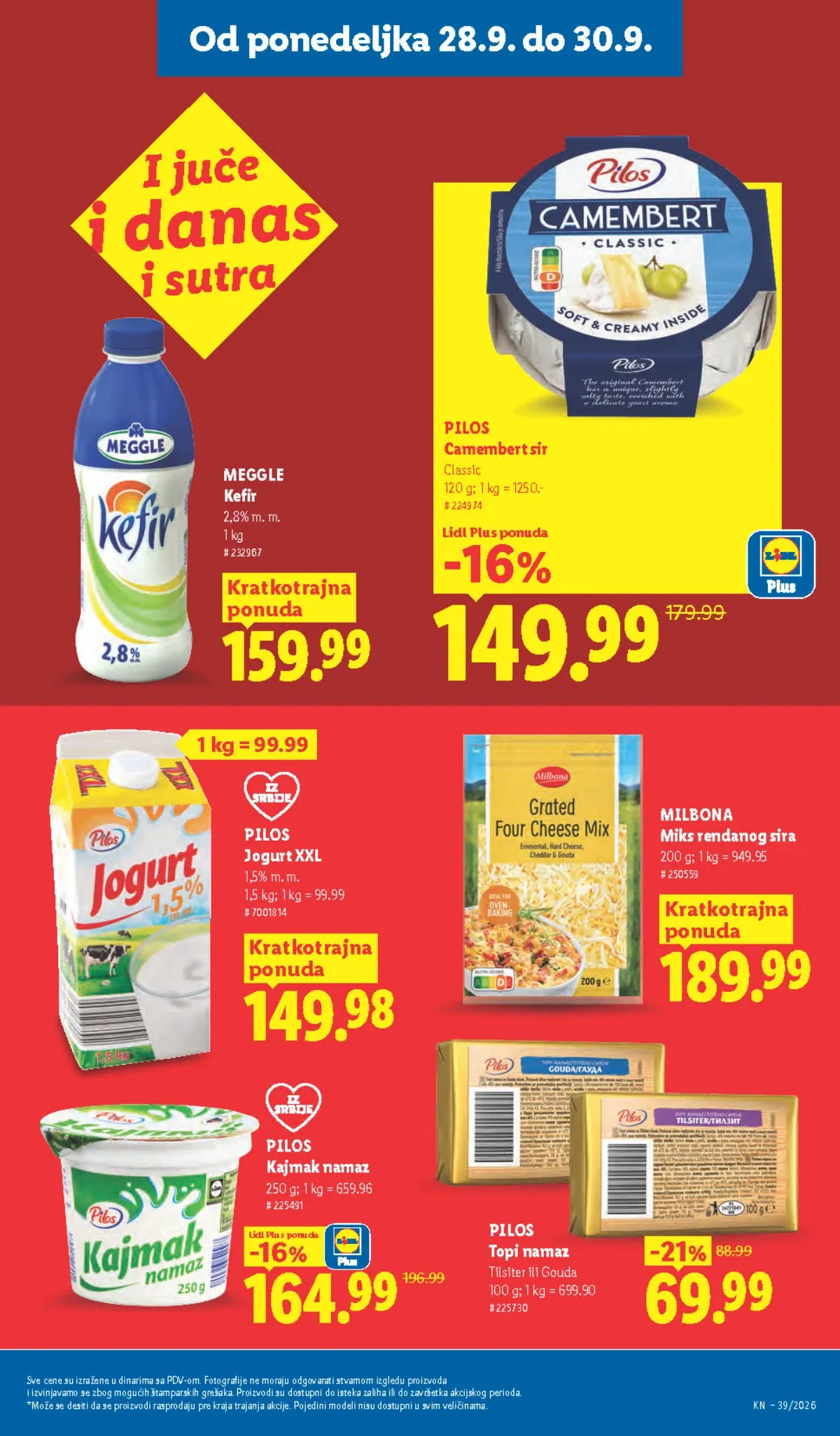 Lidl katalog akcija strana 95 – važi od 24.9. do 30.9.2026.