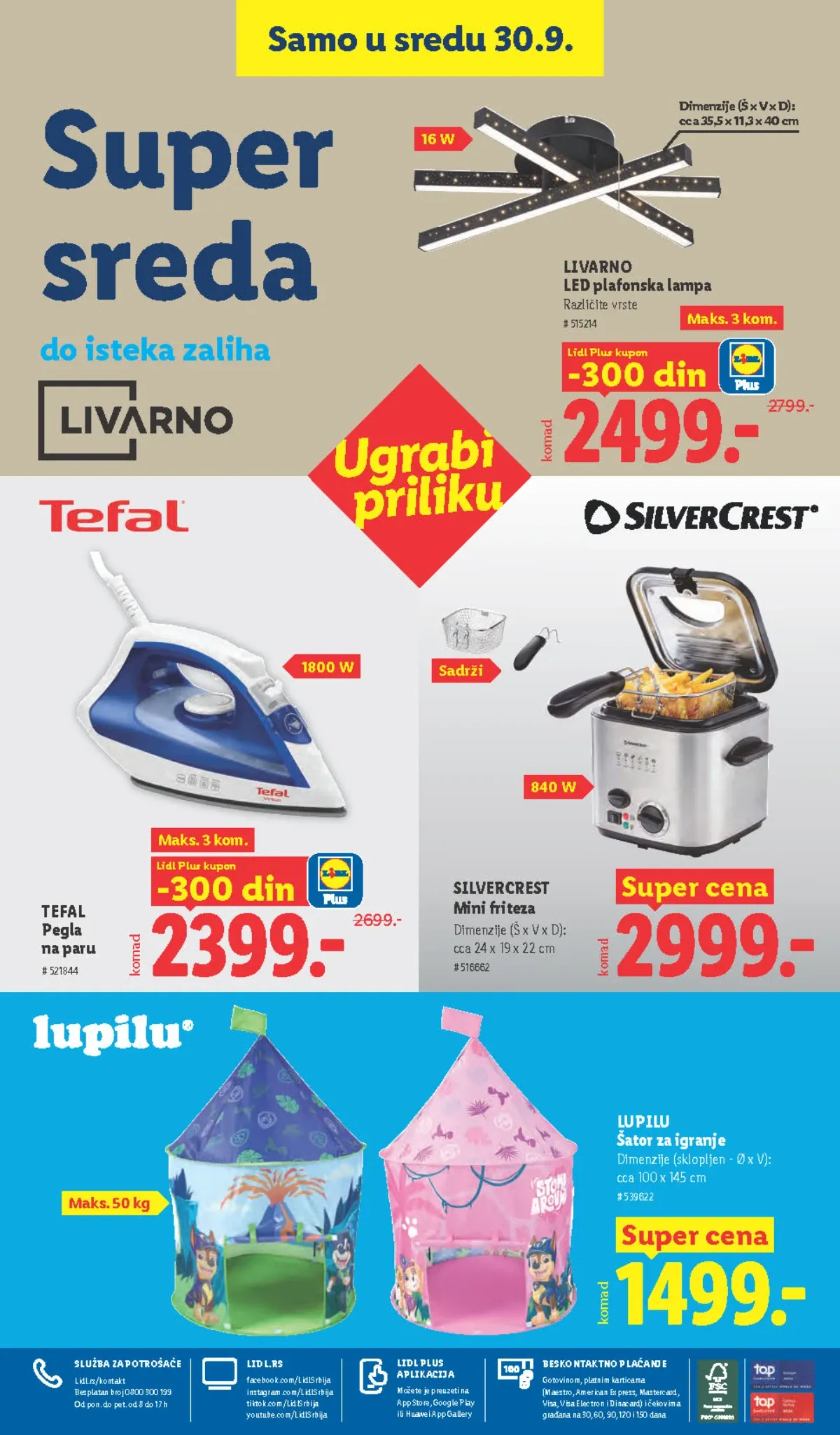 Lidl katalog akcija strana 96 – važi od 24.9. do 30.9.2026.