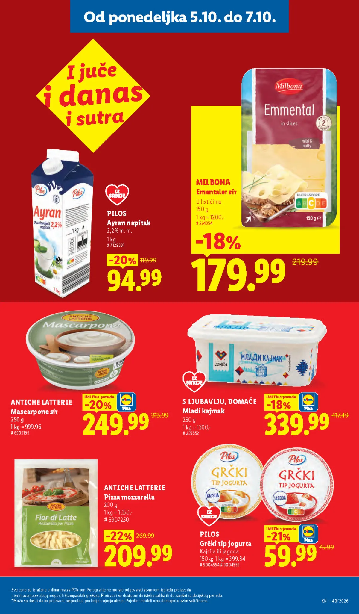 Lidl katalog akcija strana 97 – važi od 1.10. do 7.10.2026.