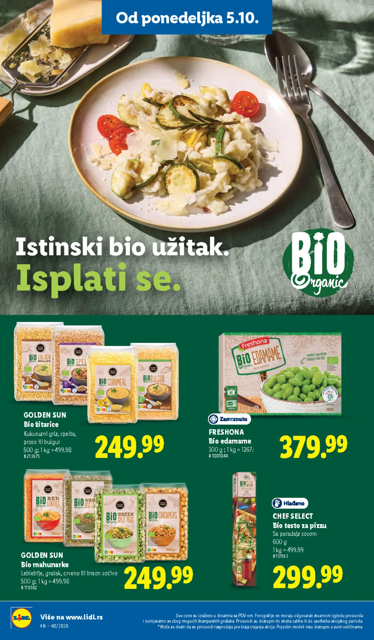 Lidl katalog akcija strana 98 – važi od 1.10. do 7.10.2026.