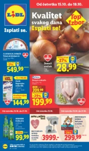 Lidl katalog akcija strana 1 – važi od 1.10. do 30.11.2026.