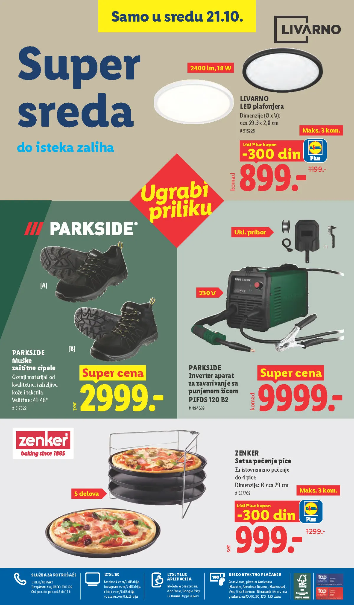 Lidl katalog akcija strana 100 – važi od 1.10. do 30.11.2026.