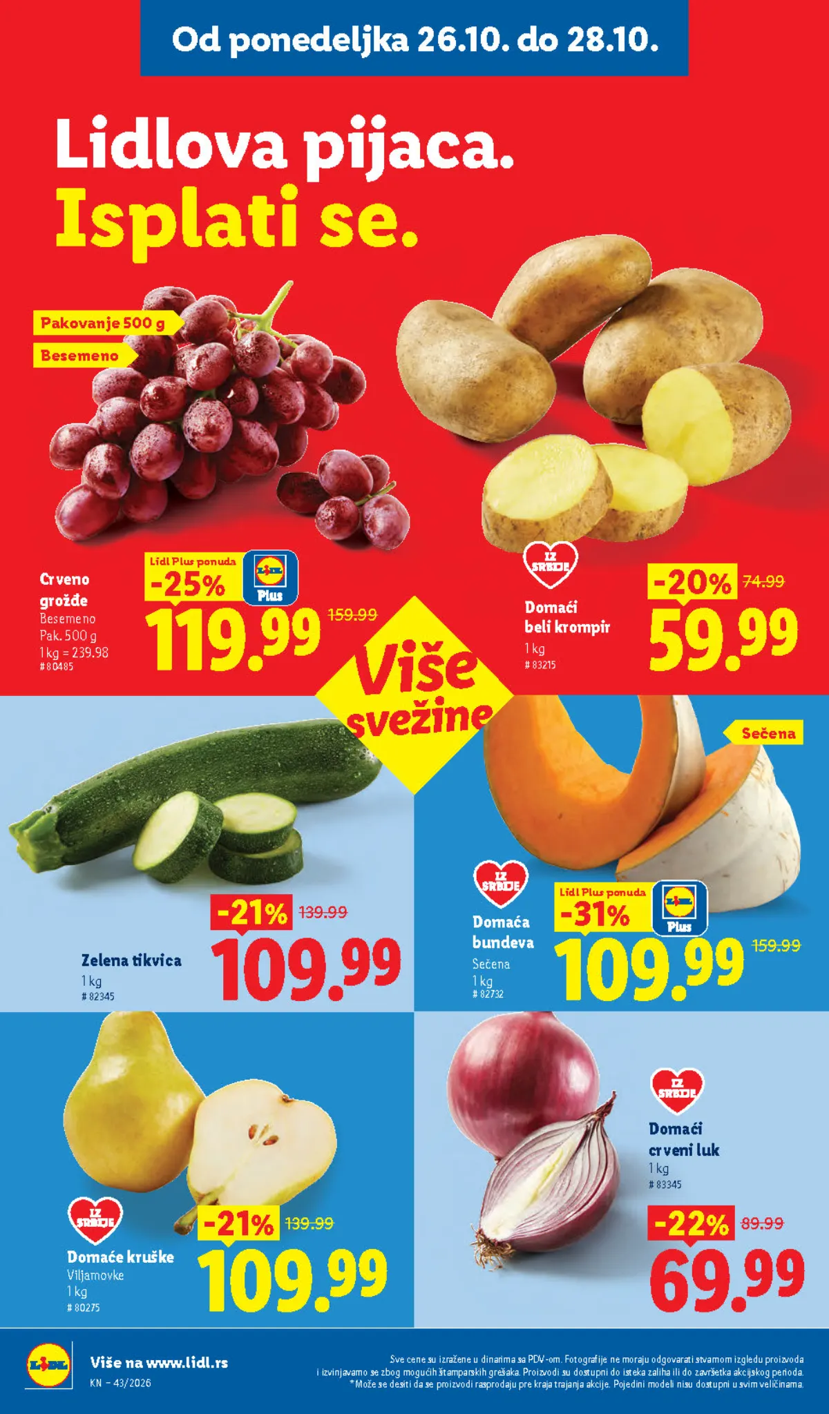 Lidl katalog akcija strana 100 – važi od 1.10. do 31.10.2026.